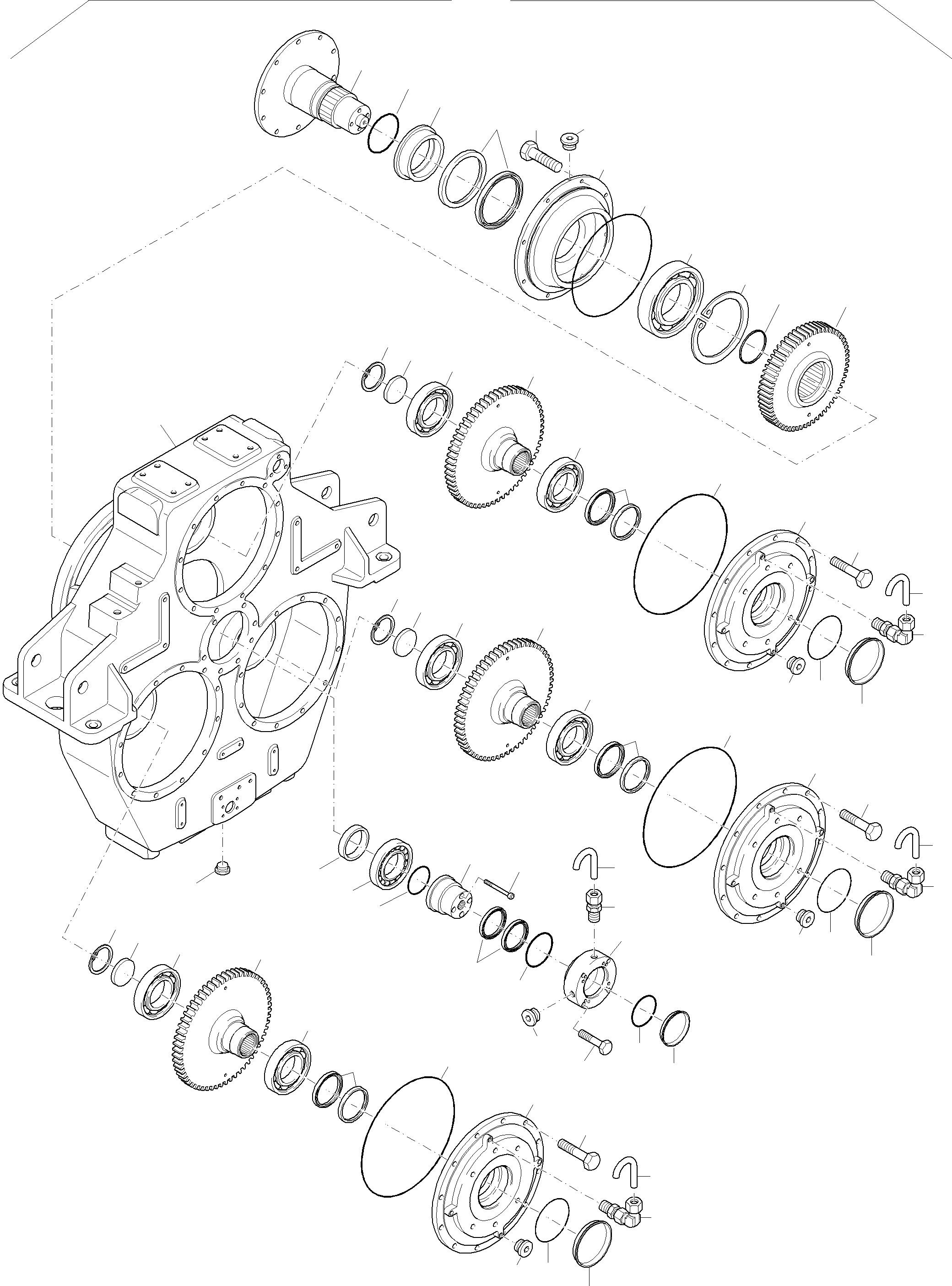 Pump distributor gear 967 133 40 KOMATSU
