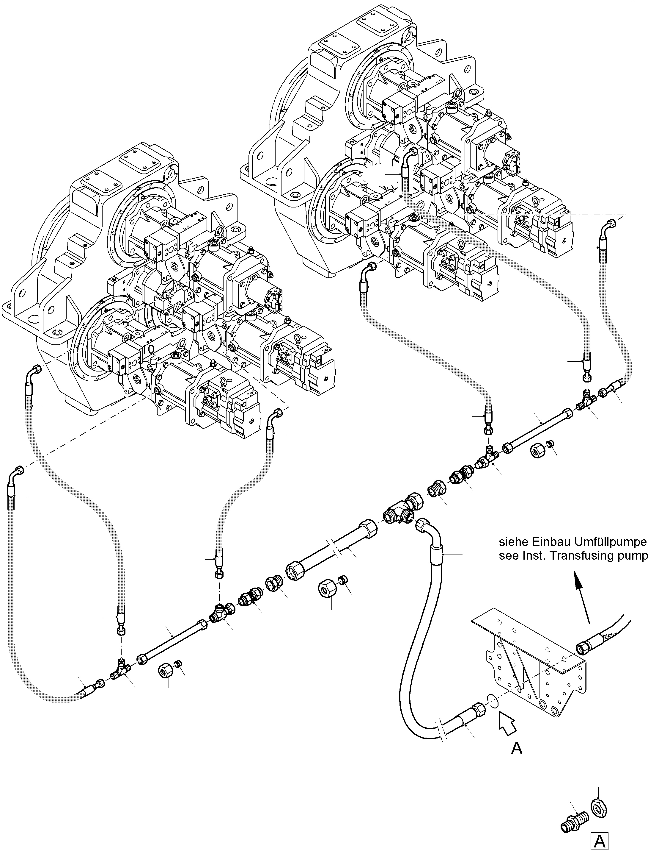 Pipe assy. Ø 28 976 797 40 KOMATSU