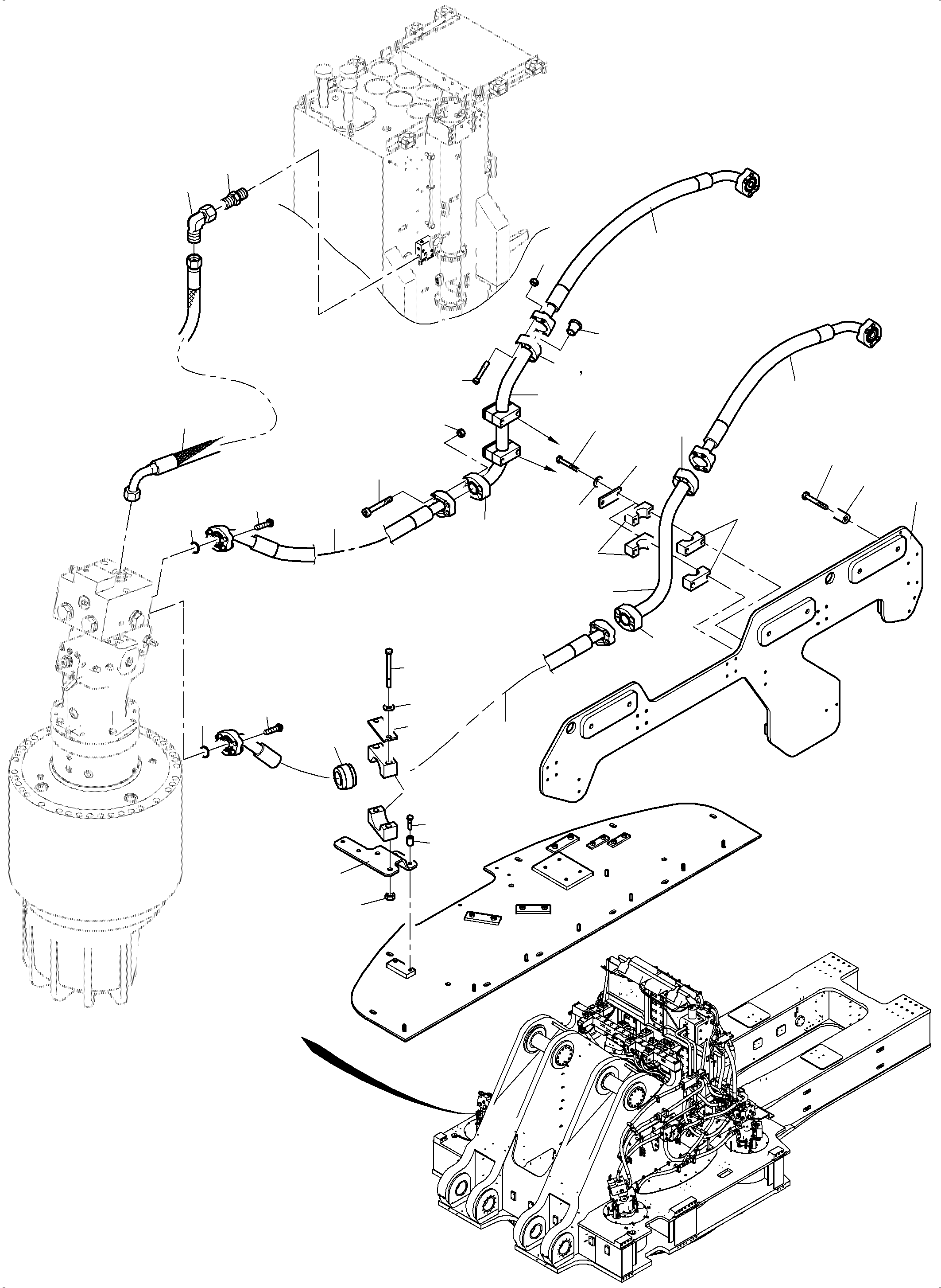 Распределительный коллектор 983 006 40 KOMATSU