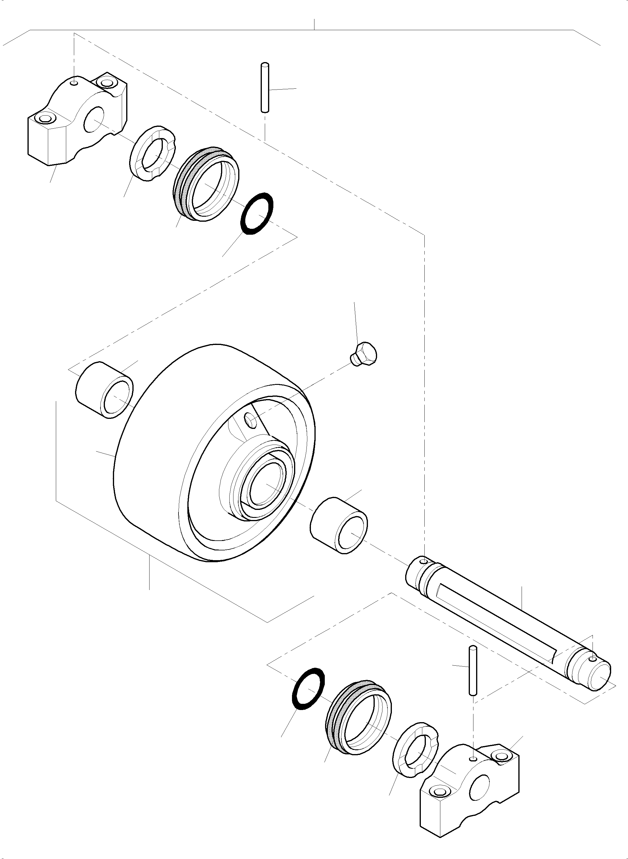 Seal kit fig-nos: 02,07,08 799 995 73 KOMATSU