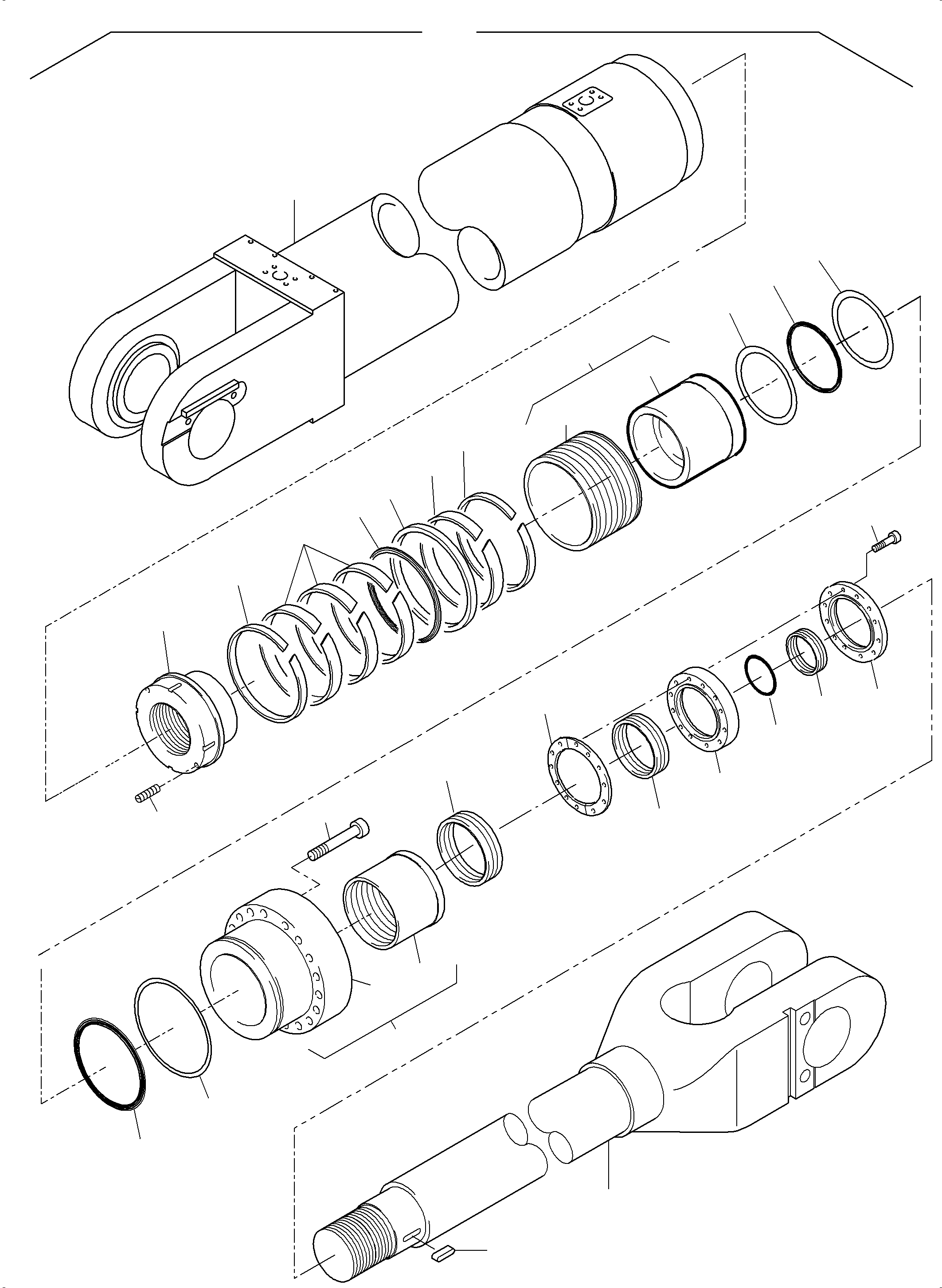 Шток поршня 982 265 40 KOMATSU