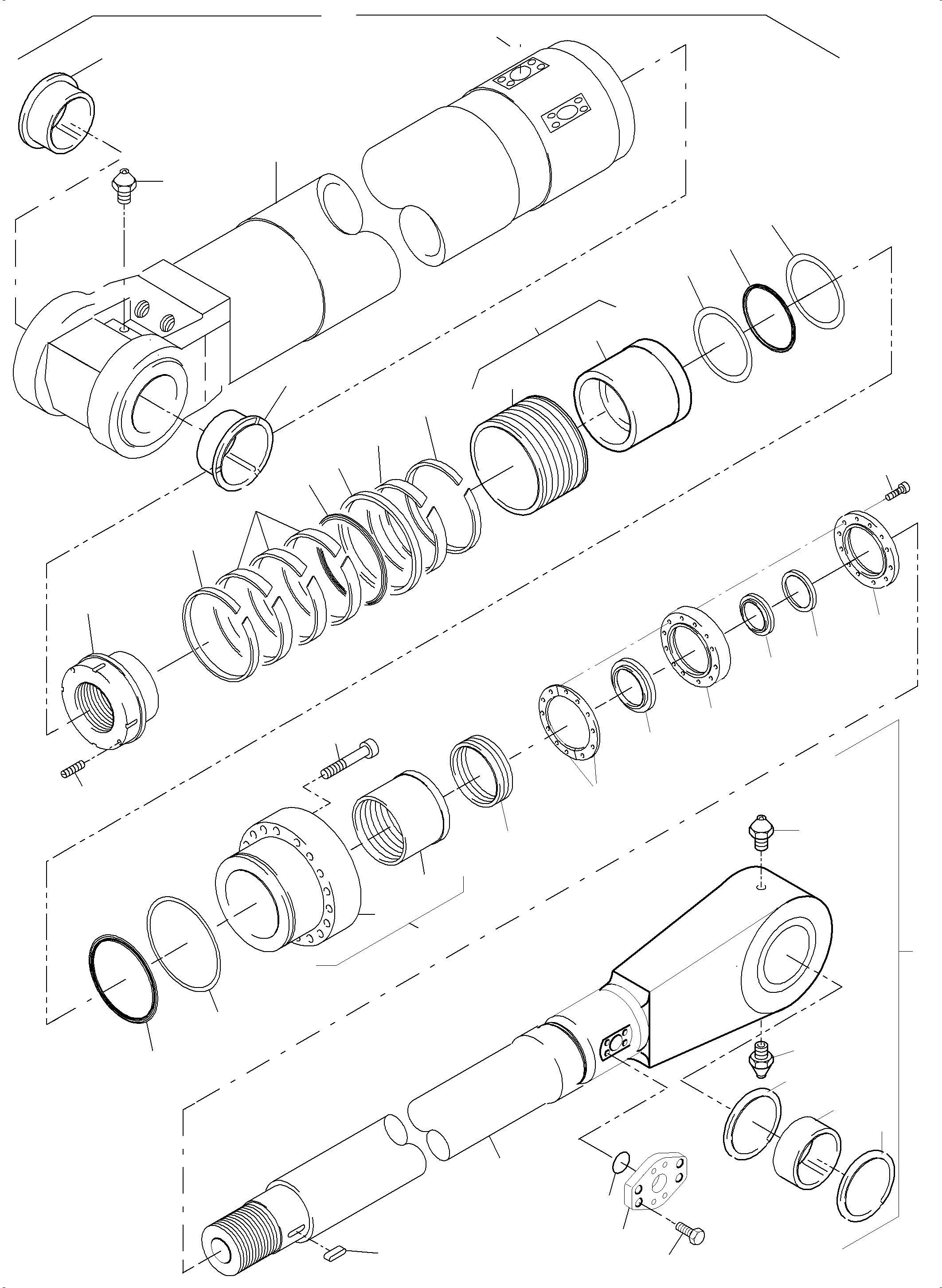 Комплект уплотнений - piston fig-nos: 14-17,23,24 799 767 73 KOMATSU