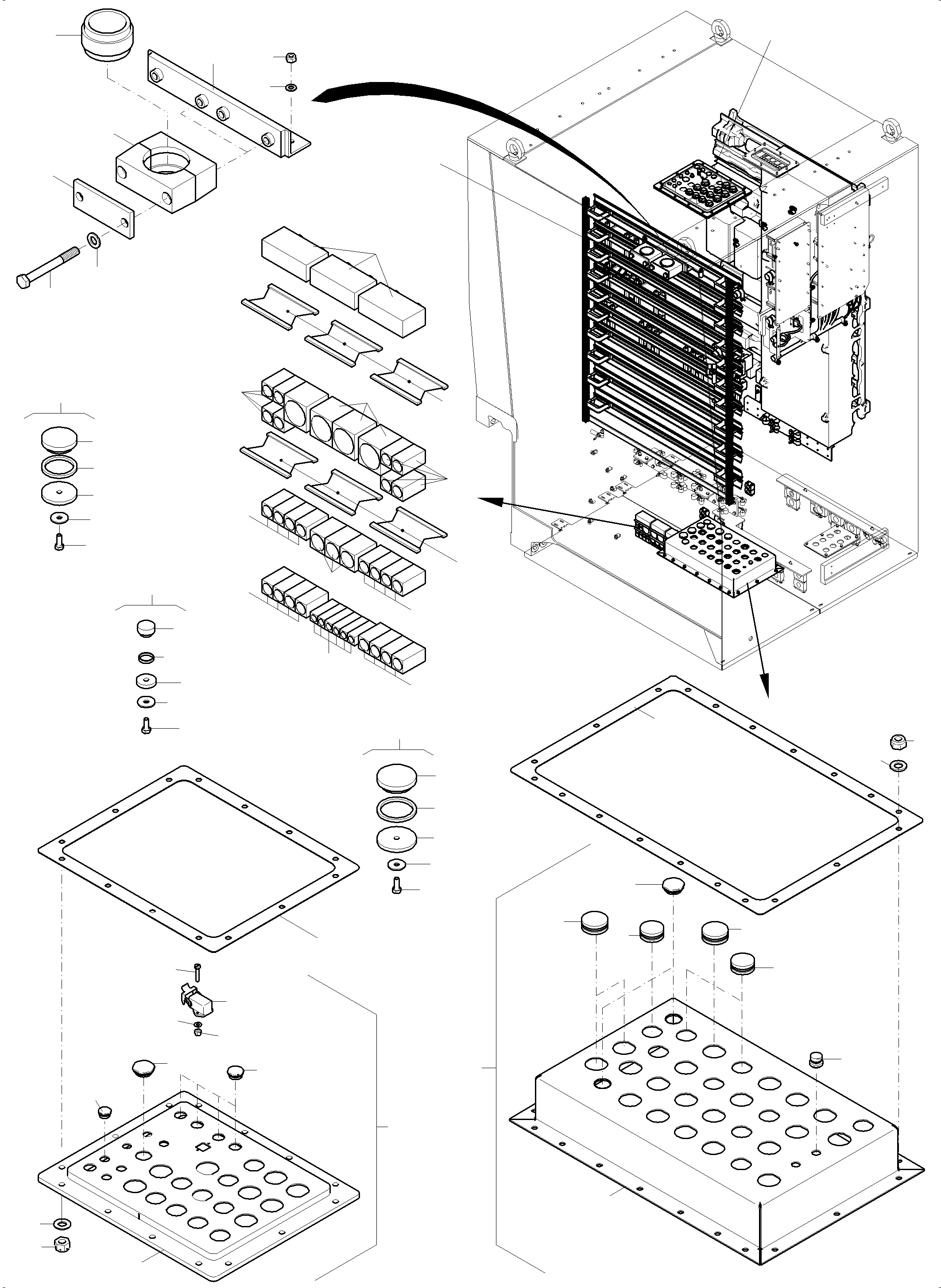 Assembly box 986 902 40 KOMATSU