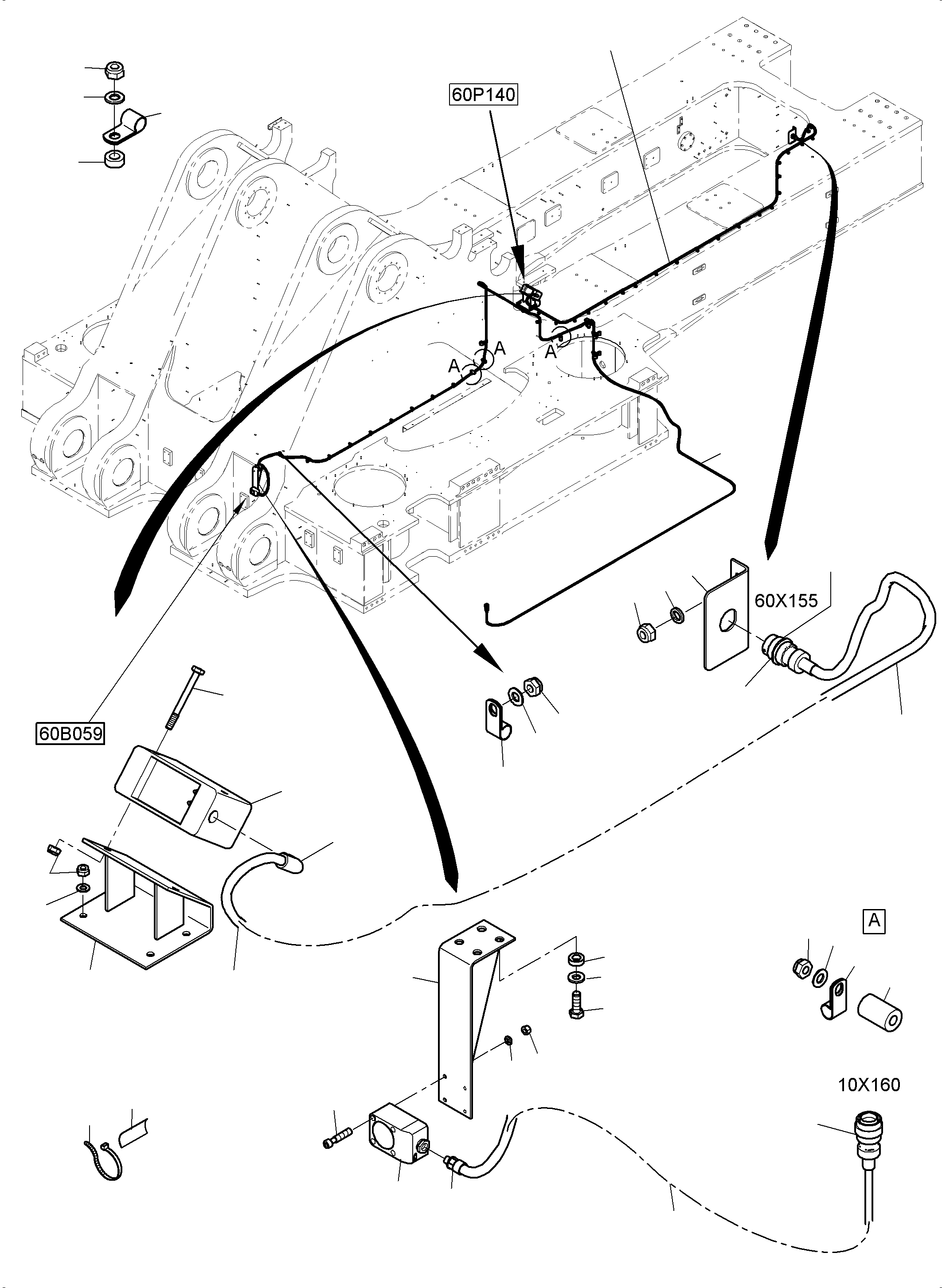 Socket plate 984 004 40 KOMATSU