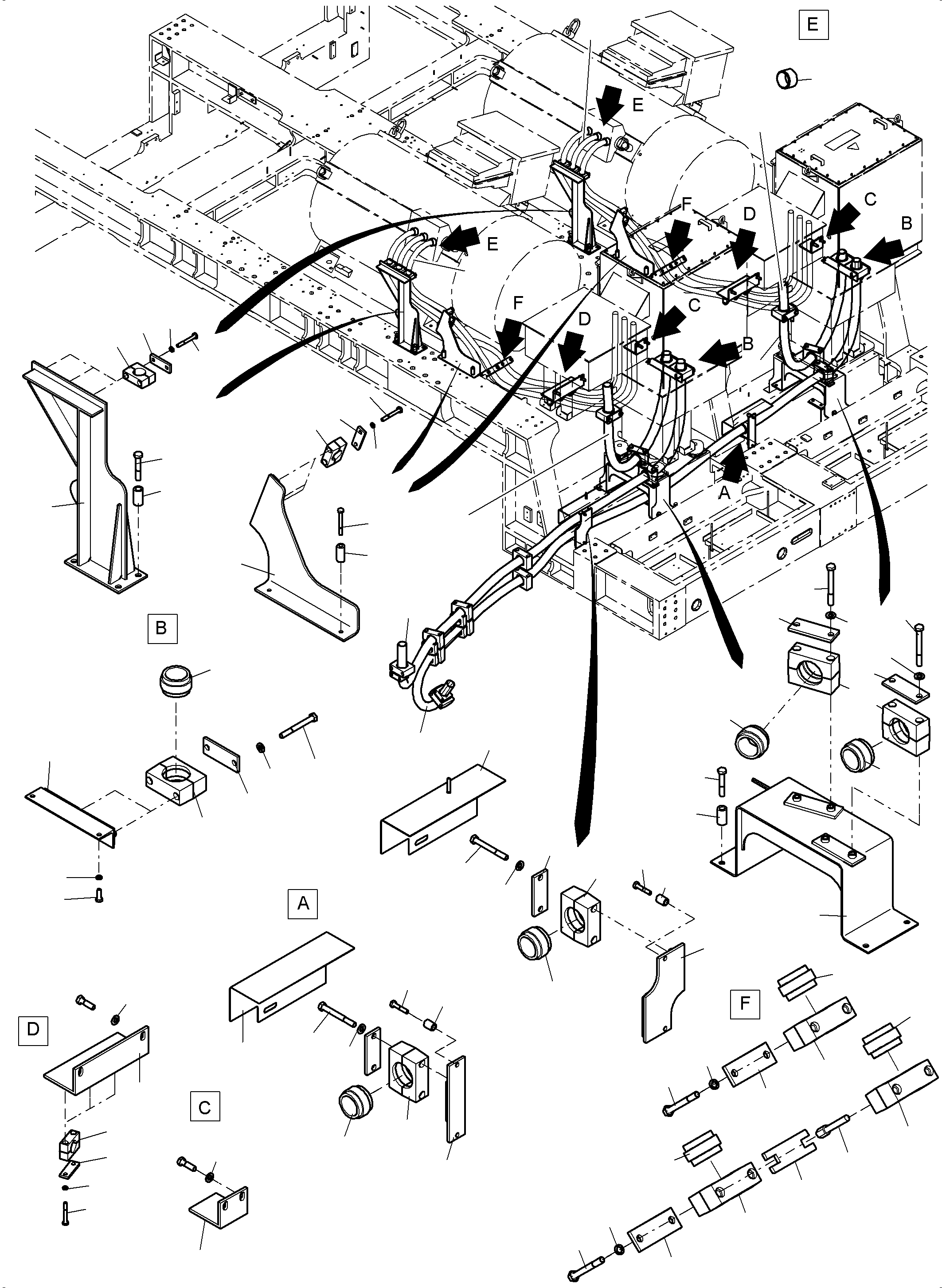 End cap engine 985 196 40 KOMATSU