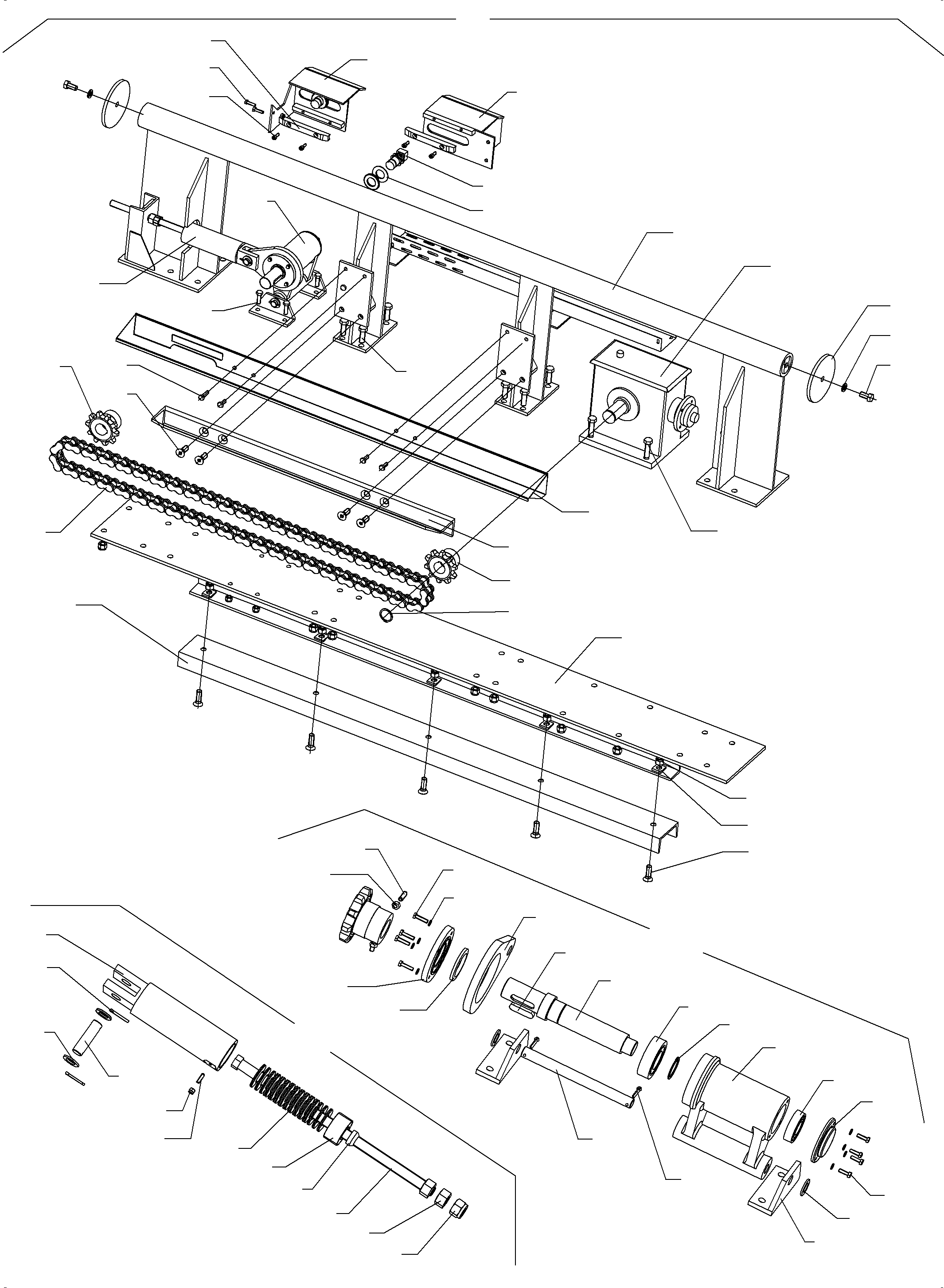 Tensioning trestle 795 247 73 KOMATSU