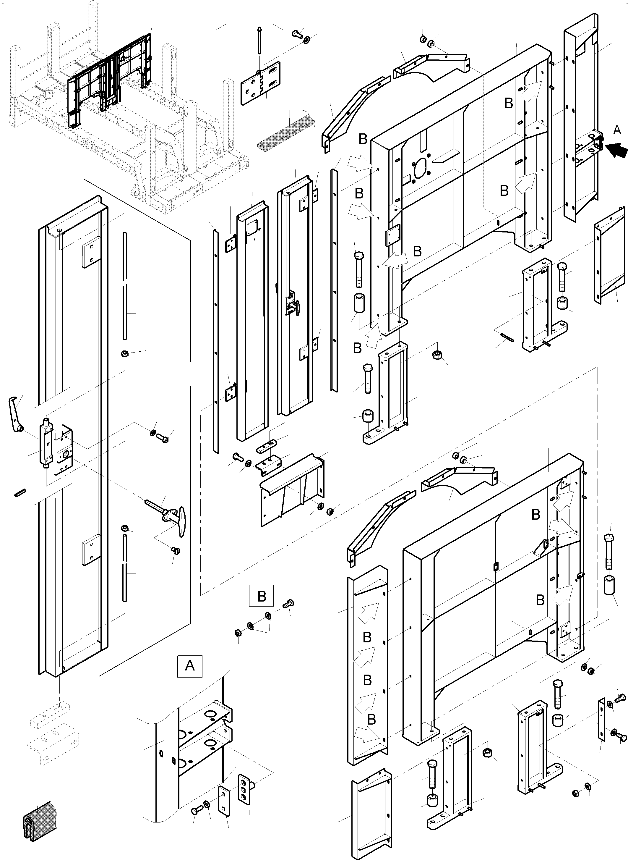 Moulding material 979 647 40 KOMATSU