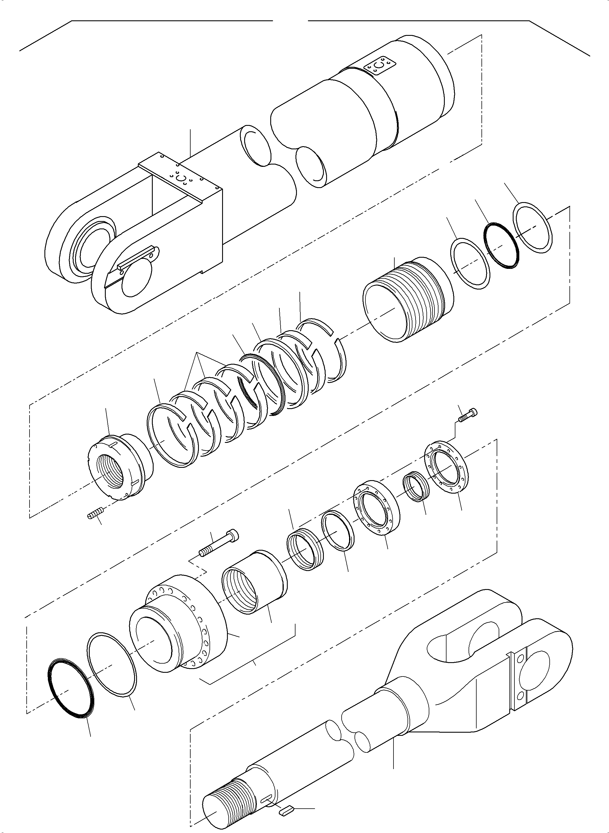 Piston assy. 989 413 40 KOMATSU