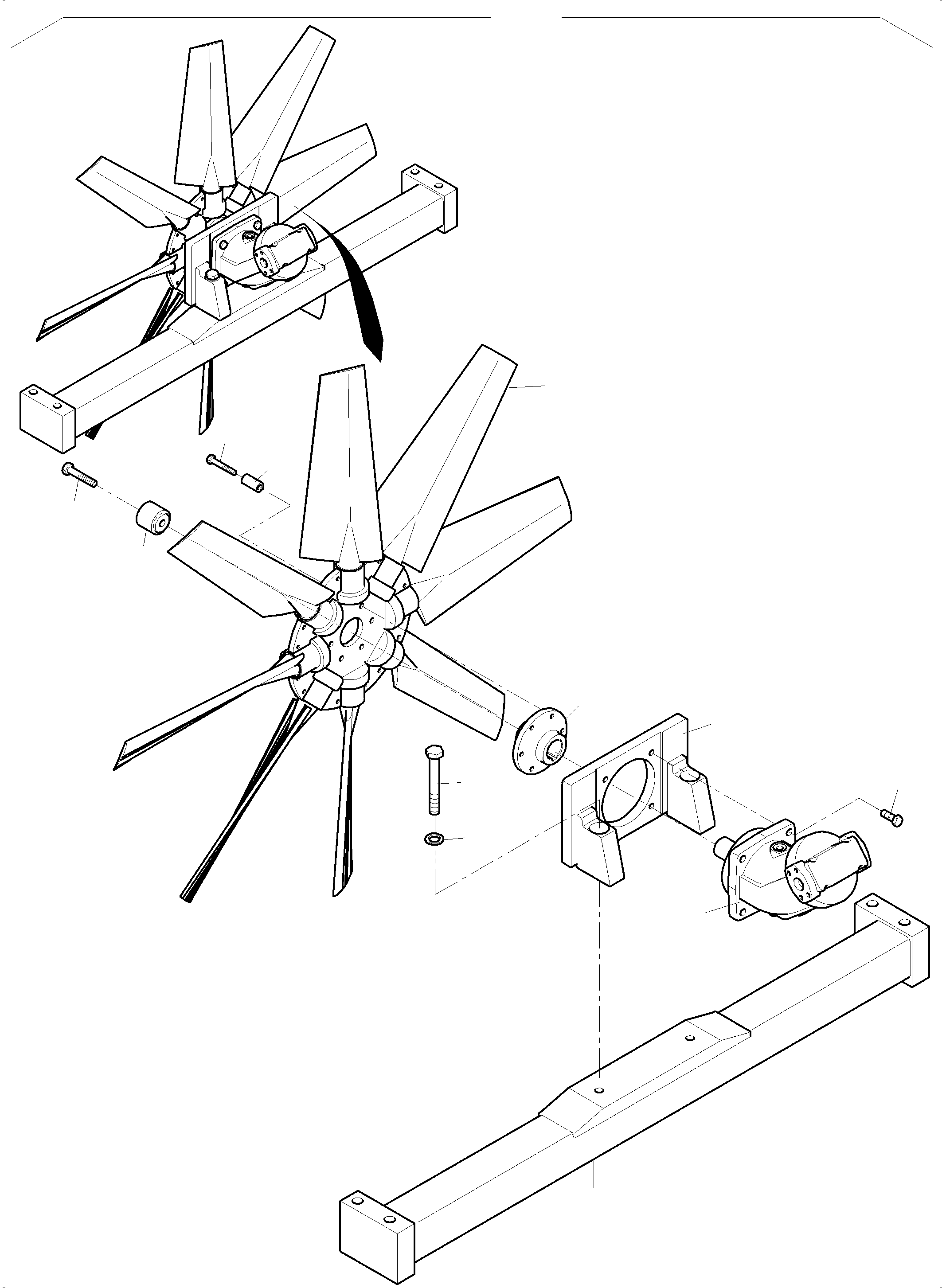 Fan drive assy. 983 579 40 KOMATSU