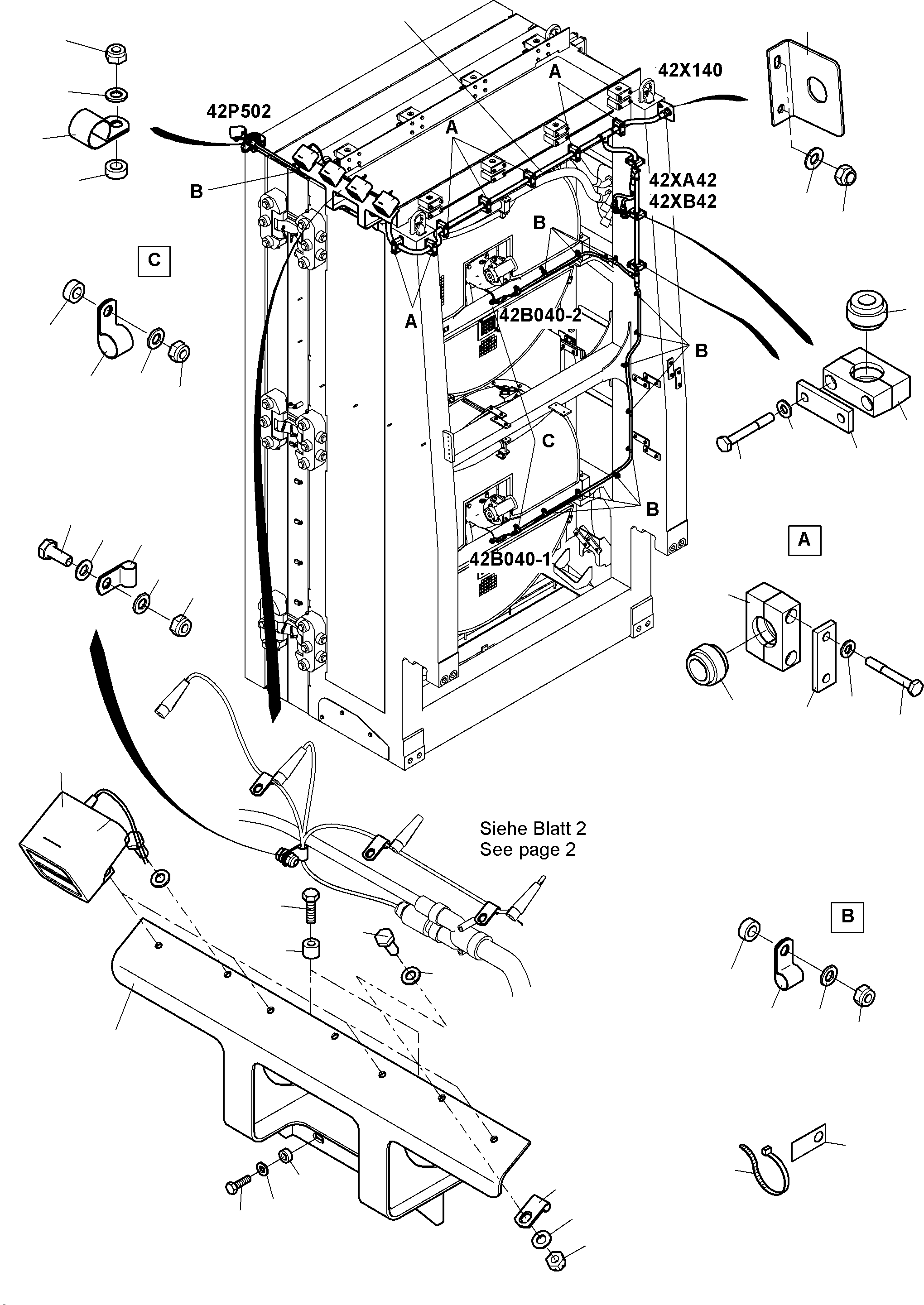 Socket plate 986 419 40 KOMATSU