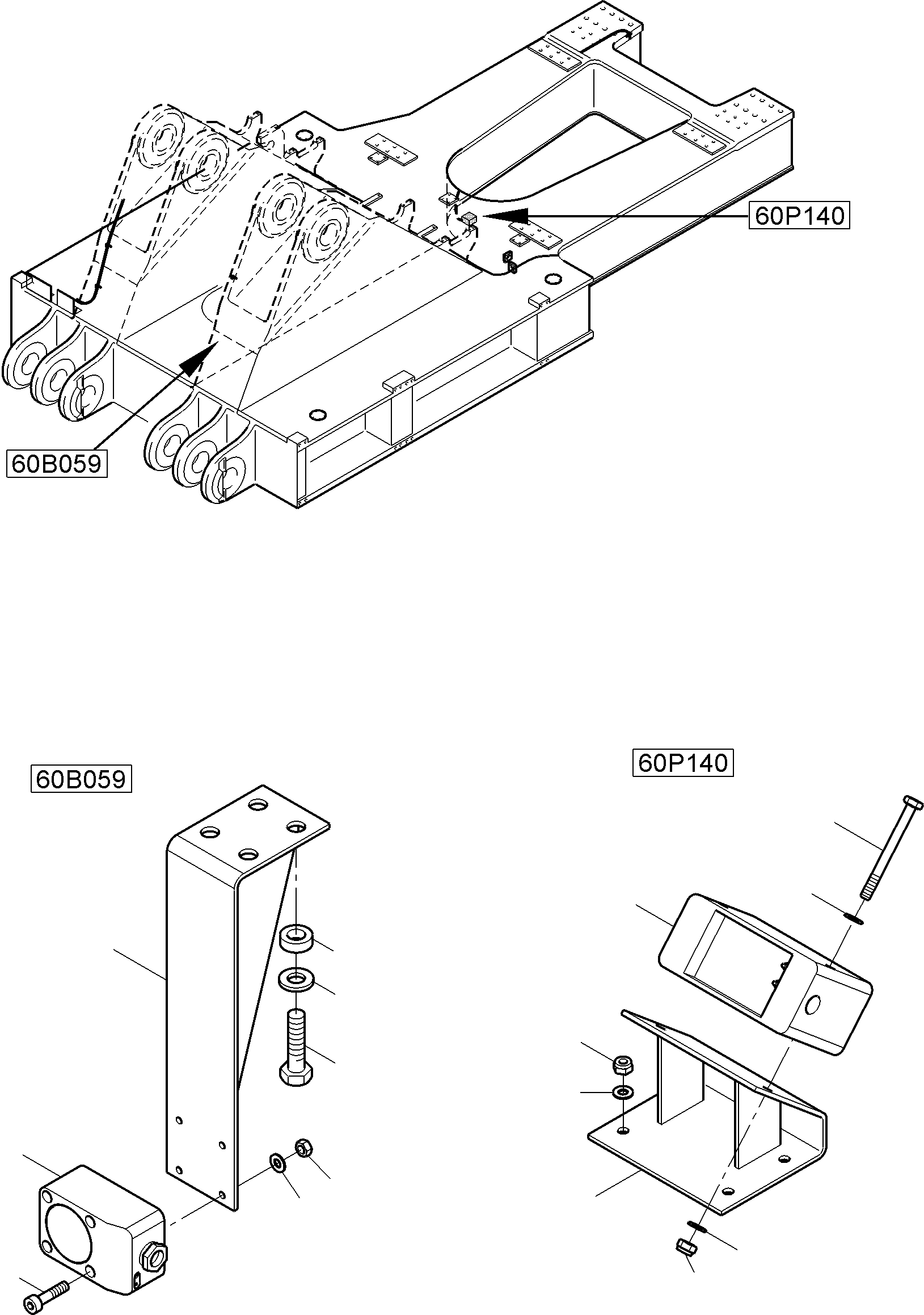 Болт 308 523 99 KOMATSU