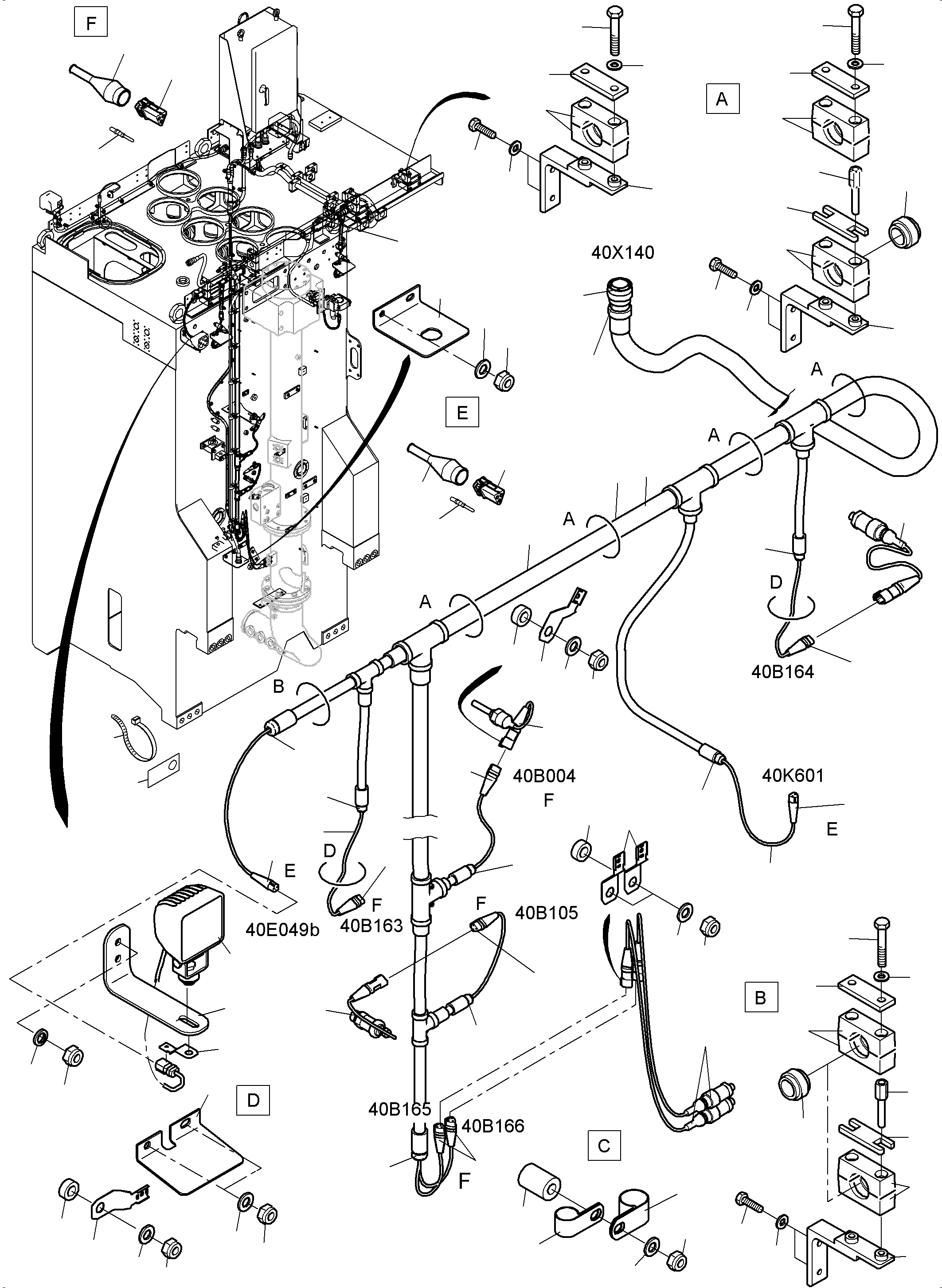 Harness 40X_40a-40S035 993 637 40 KOMATSU