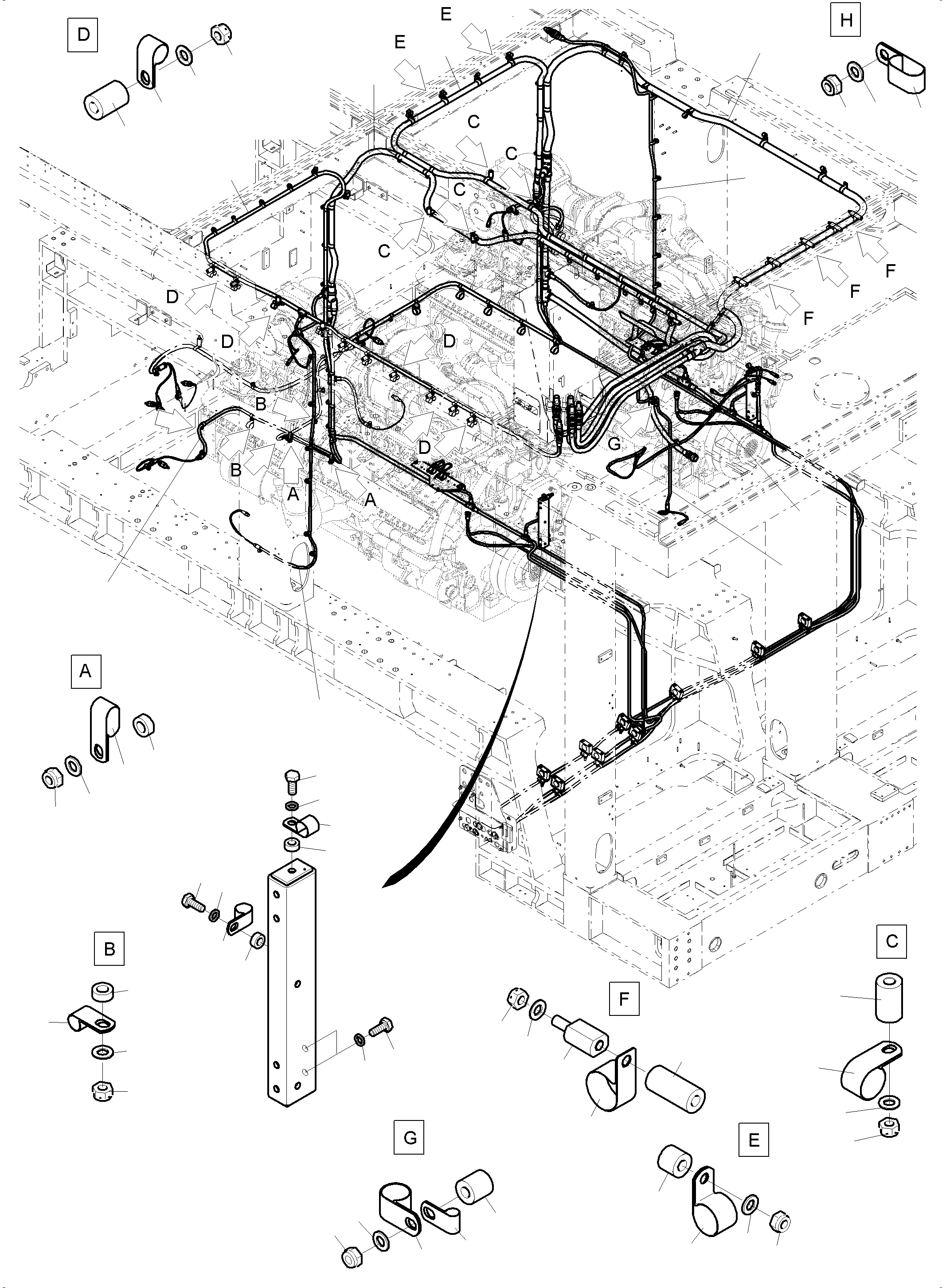 кабельный наконечник 00551040 KOMATSU