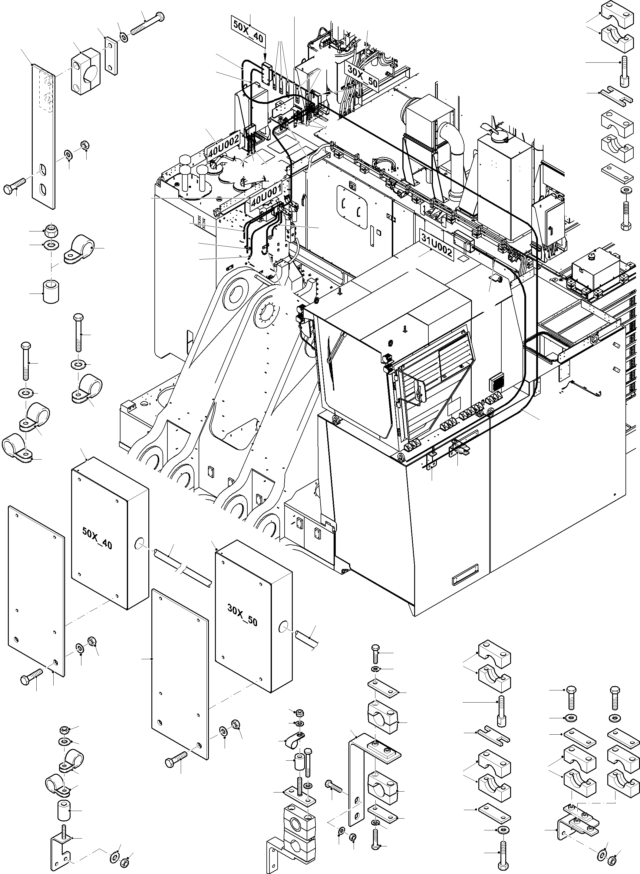 Switch box 986 478 40 KOMATSU