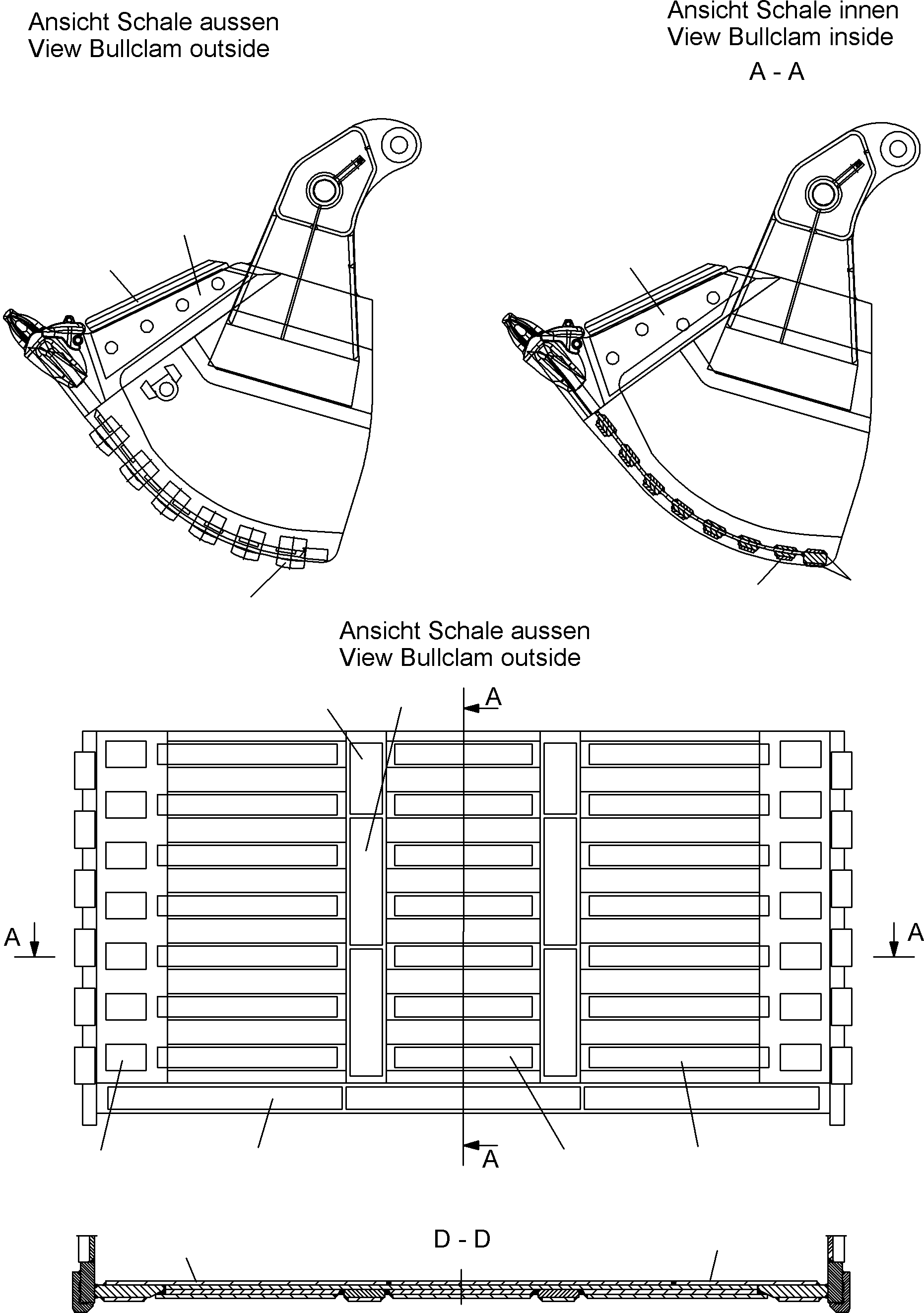 Wear plate outside 944 353 40 KOMATSU