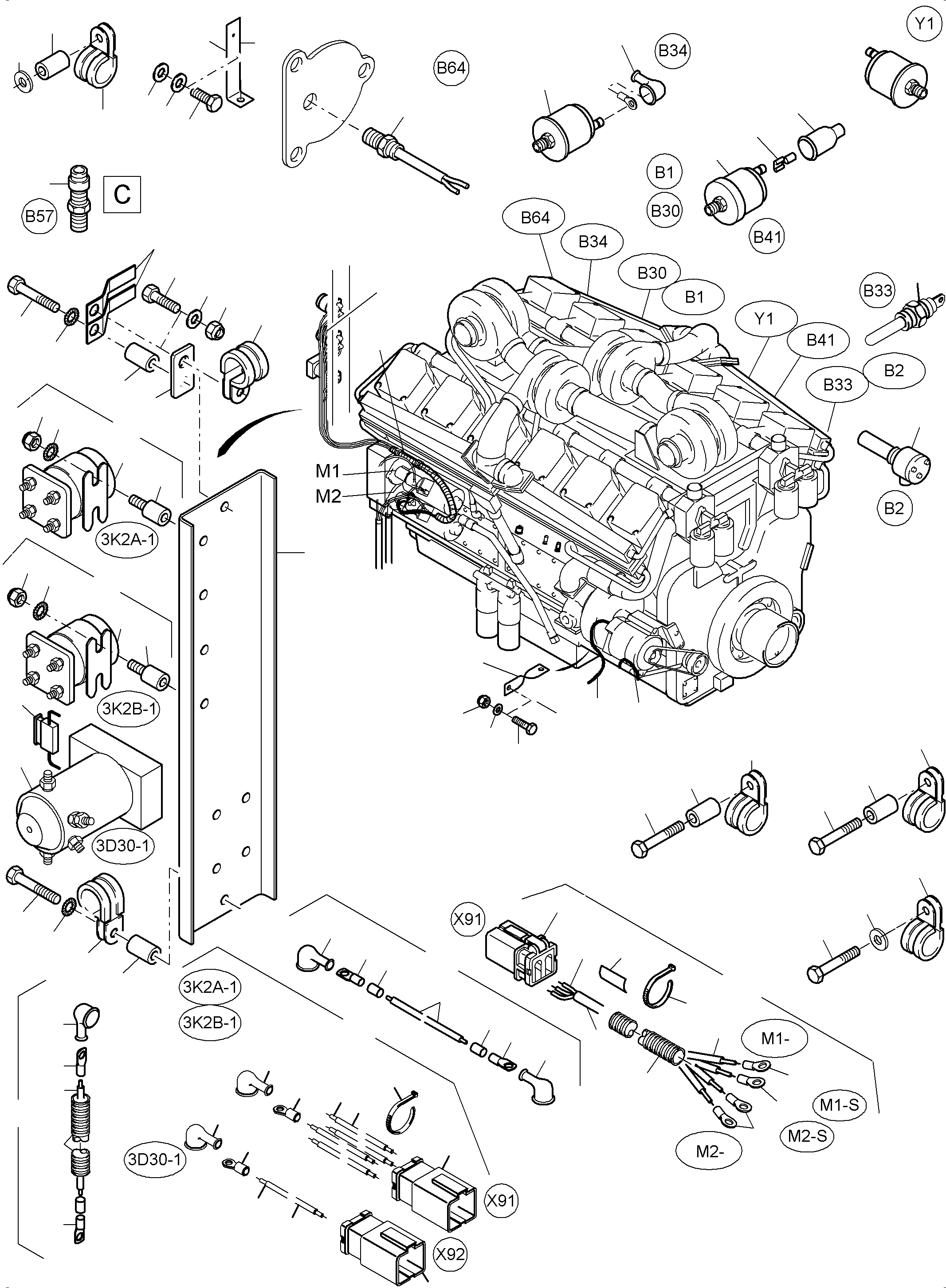 Pressure Sensor B36 999 170 40 KOMATSU