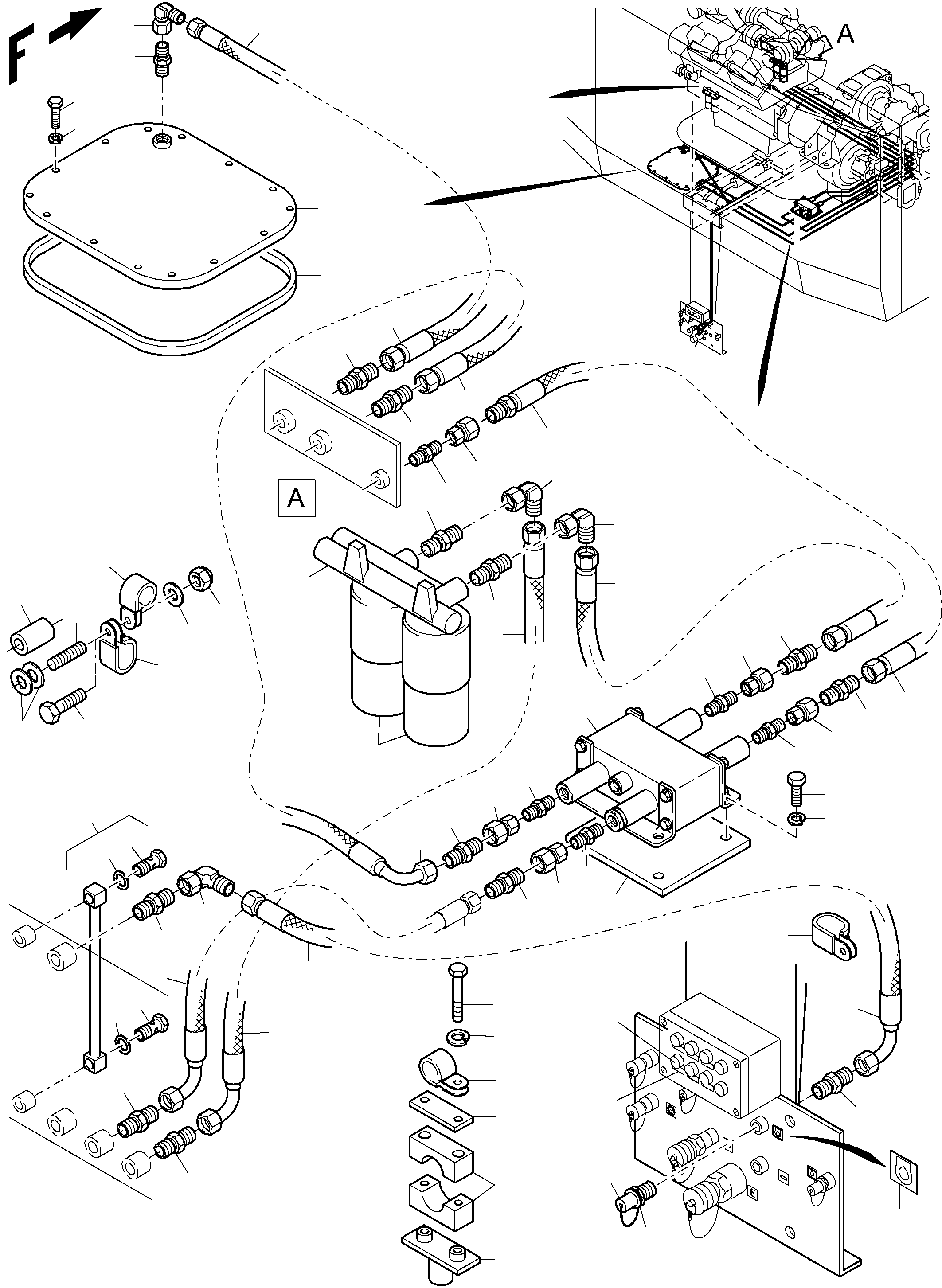 Oilmanagement System w/o Centinel + Eliminator 975 139 40 KOMATSU