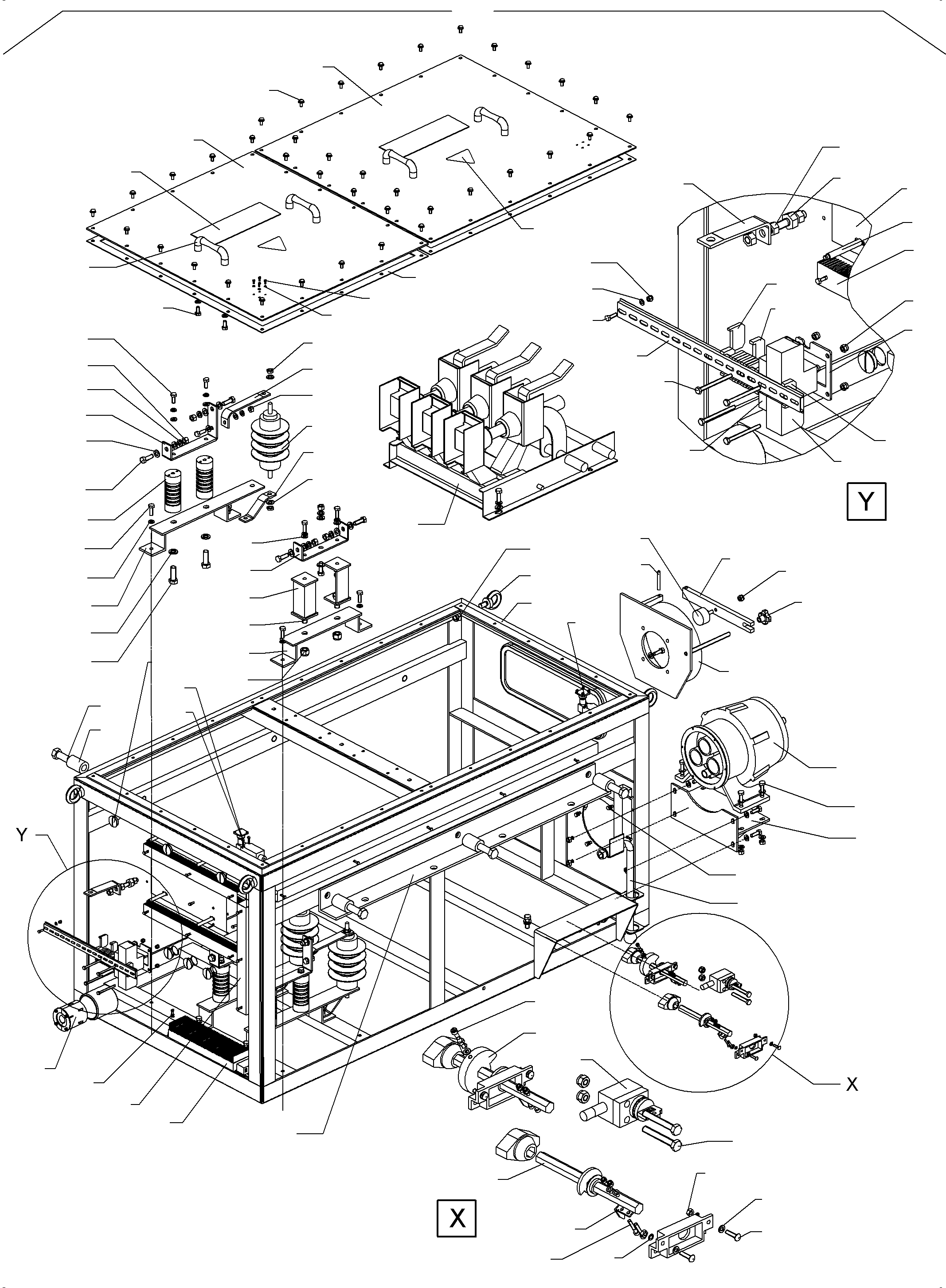 Connection box with overvoltage protection assy. 963 626 40 KOMATSU
