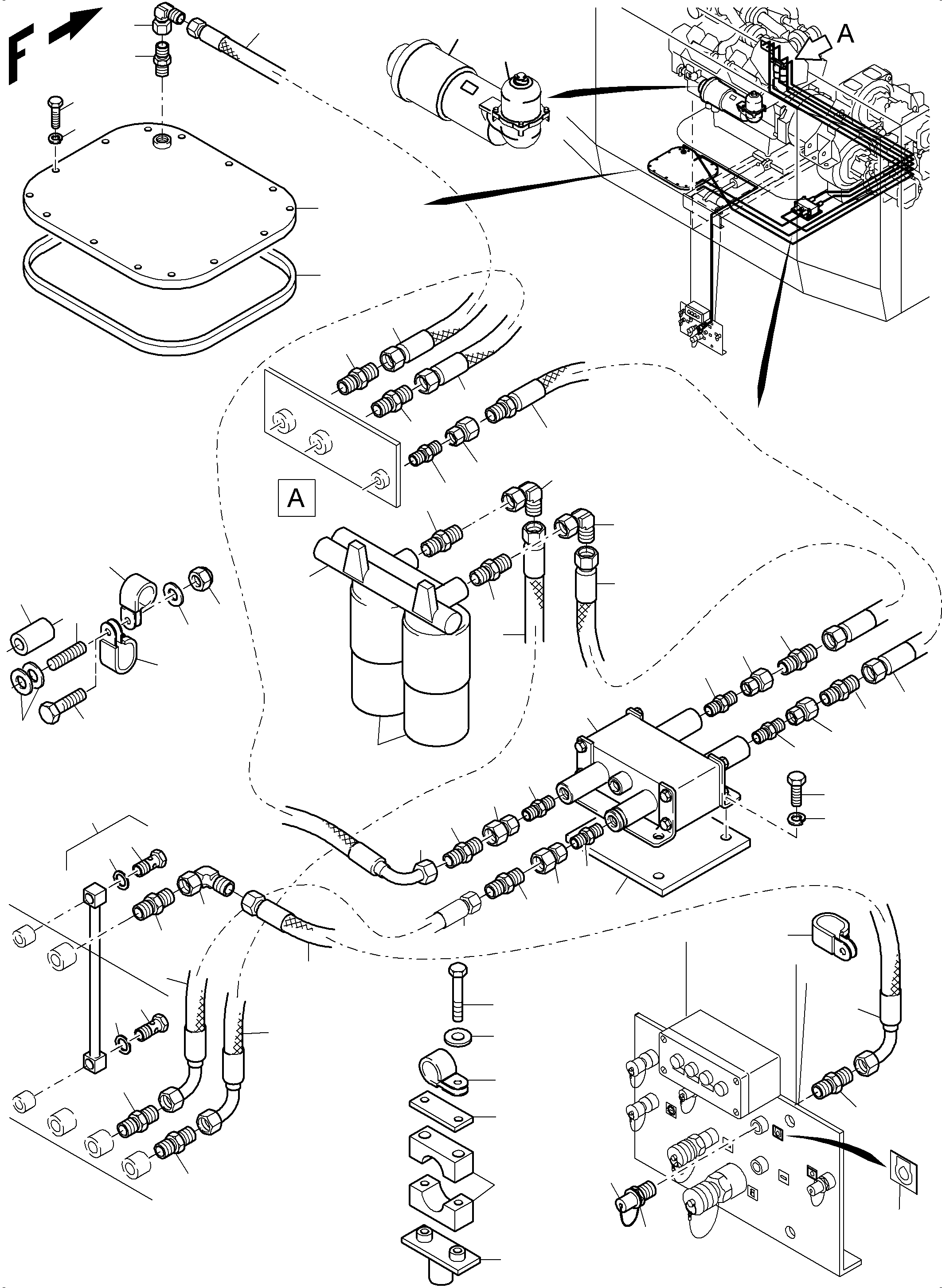 Oilmanagement System 975 136 40 KOMATSU