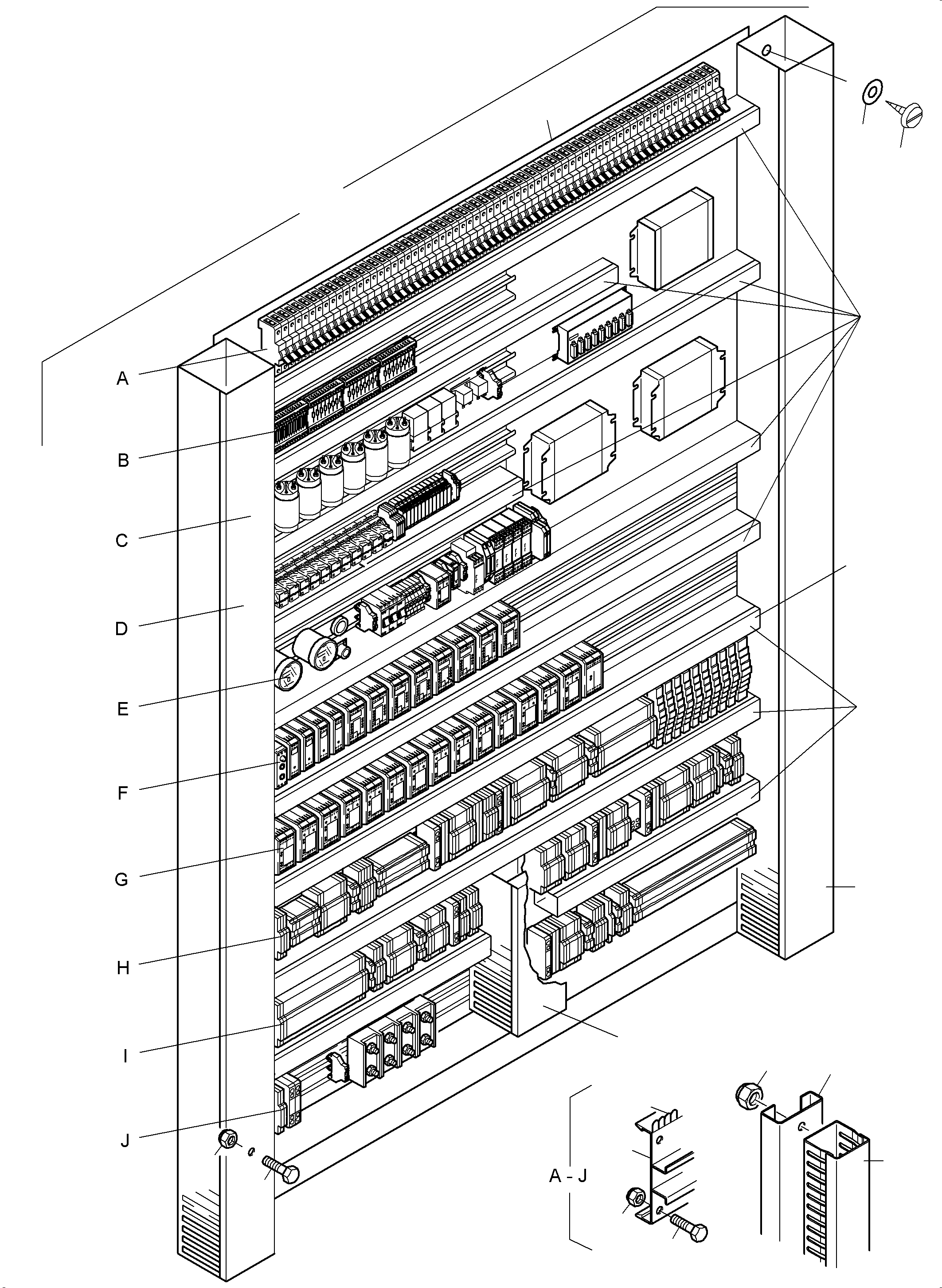 Switch framing location 11 assy. 979 402 40 KOMATSU