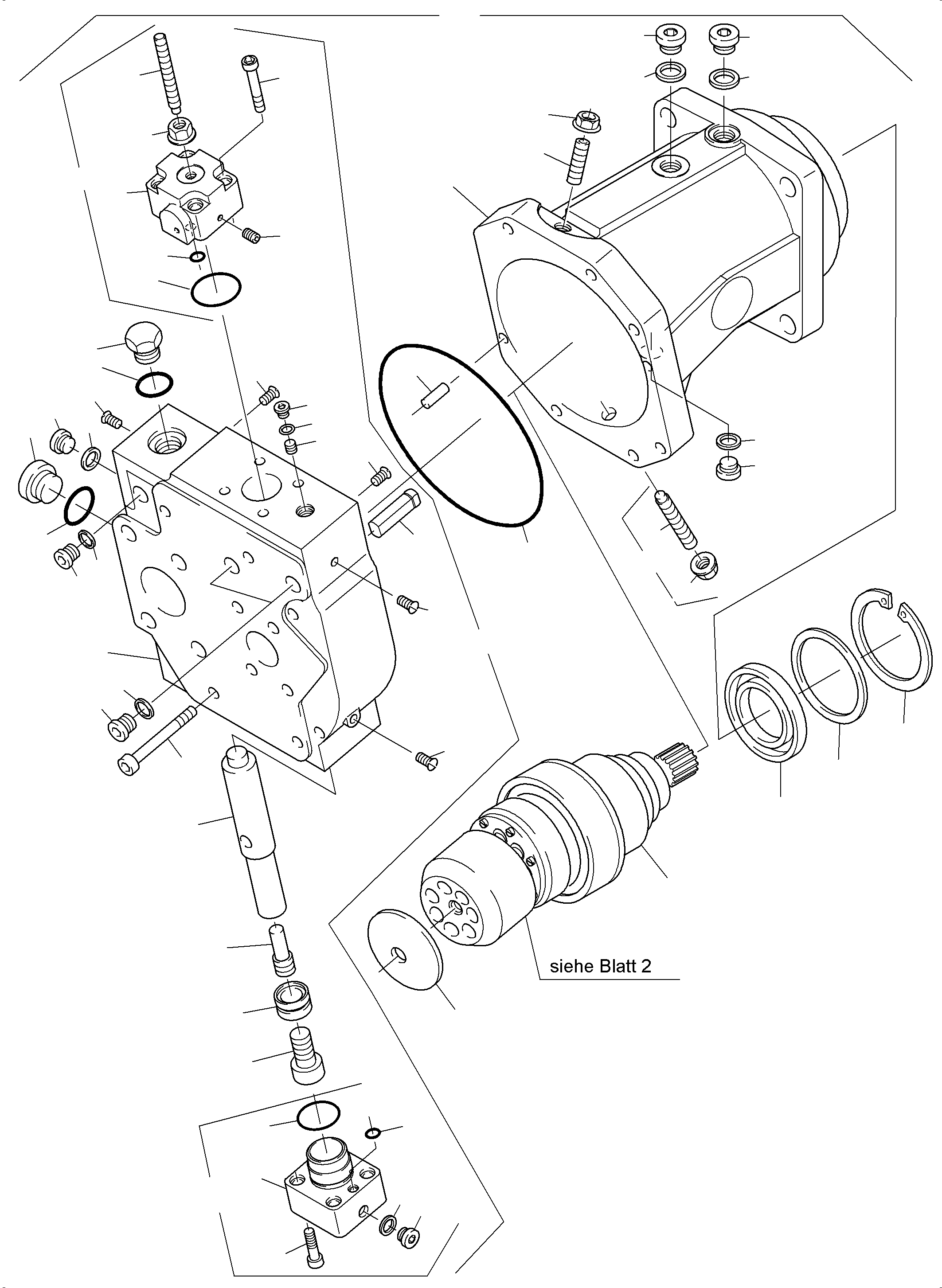 Variable displacement pump 951 779 40 KOMATSU