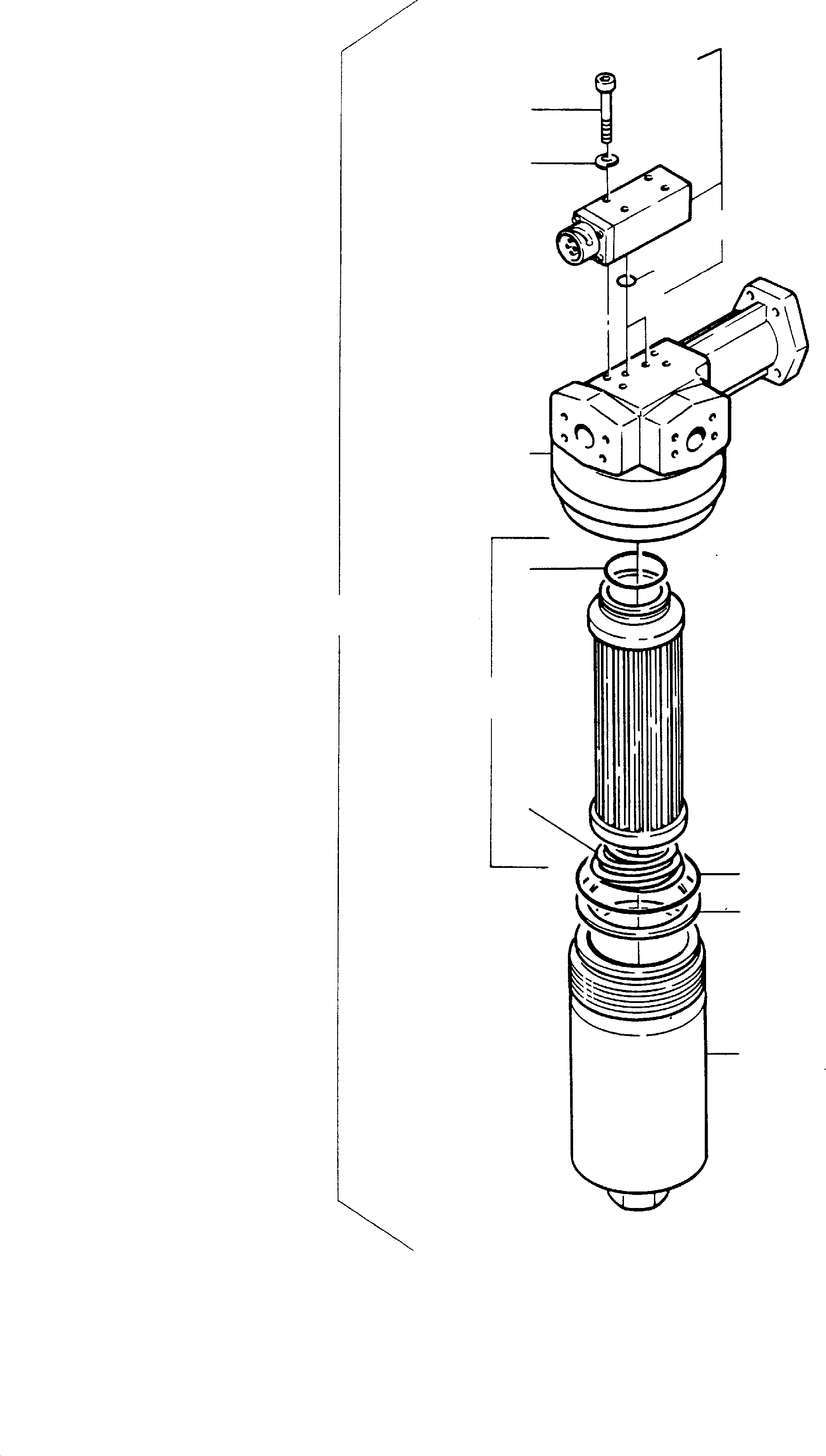 H.P. filter assy. 414 424 40 KOMATSU