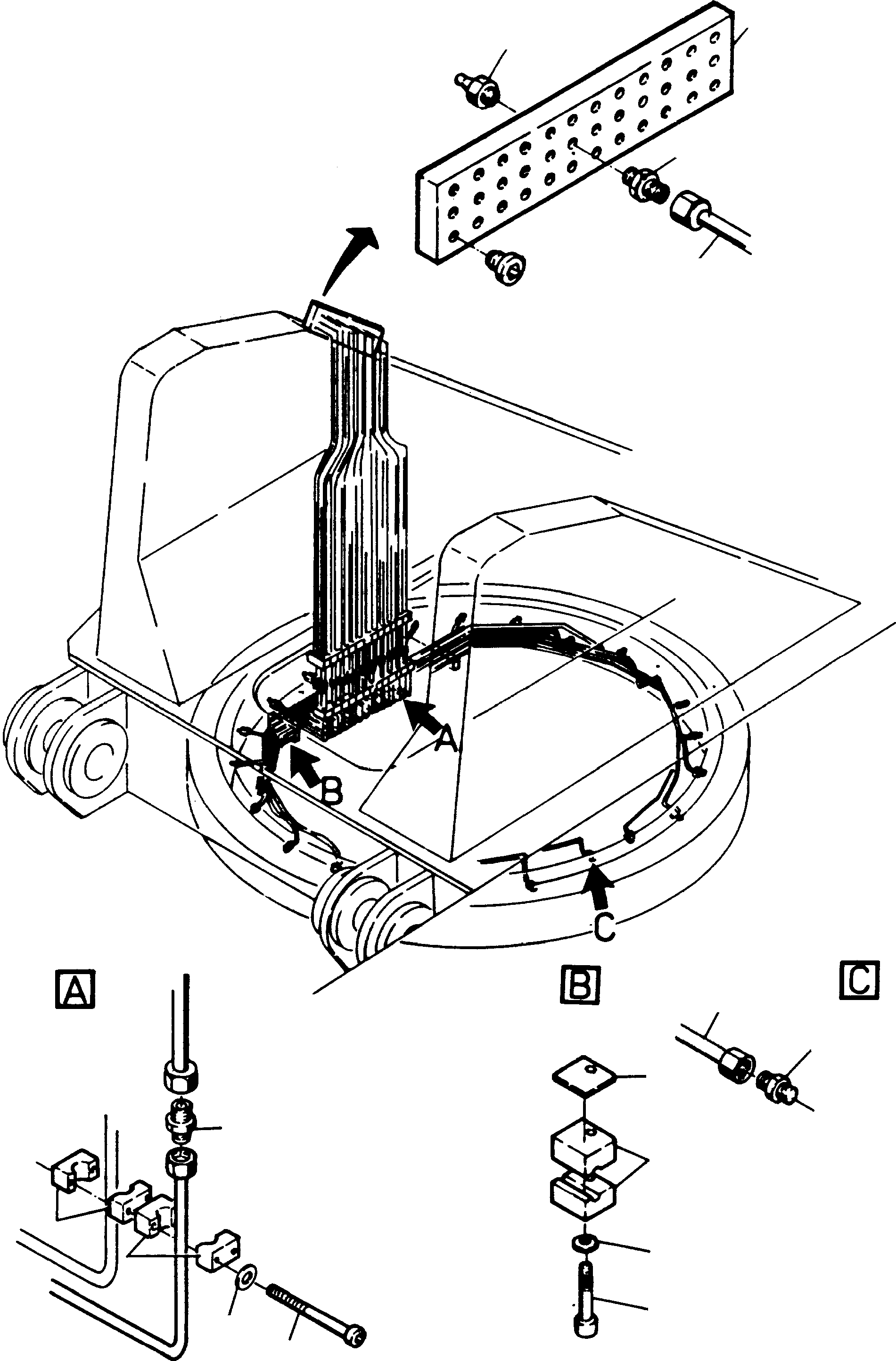 Lube rail 431 876 40 KOMATSU