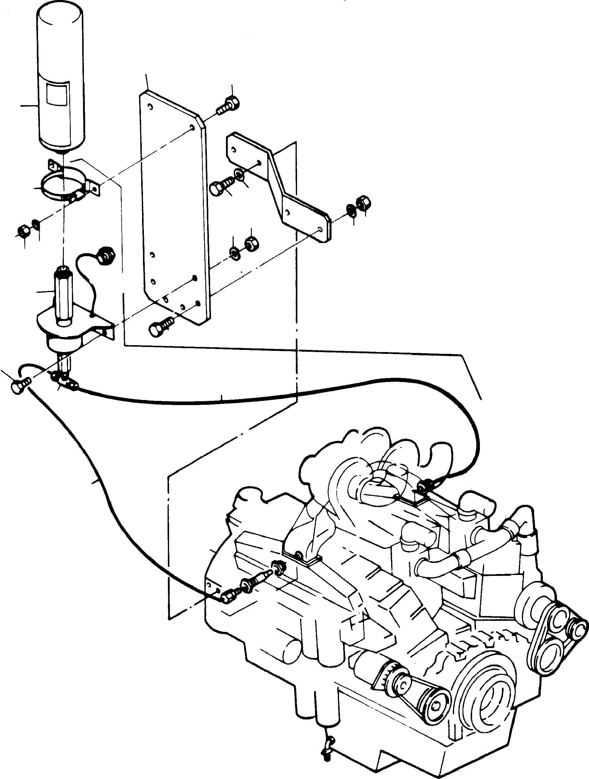 Cold start system assy. consist. of fig.no. 08-13 697 258 73 KOMATSU