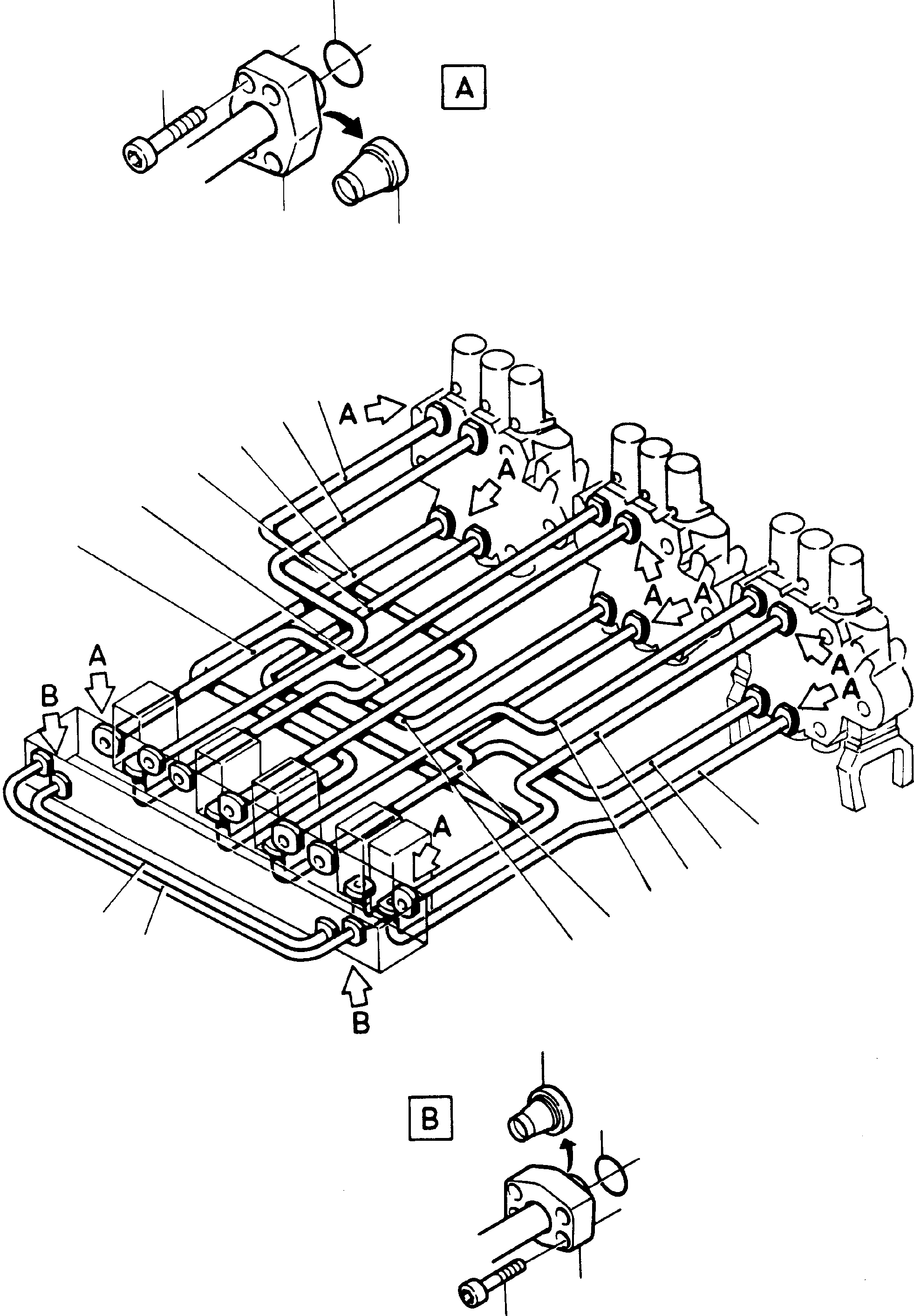 Труба в сборе ø 20 436 062 40 KOMATSU