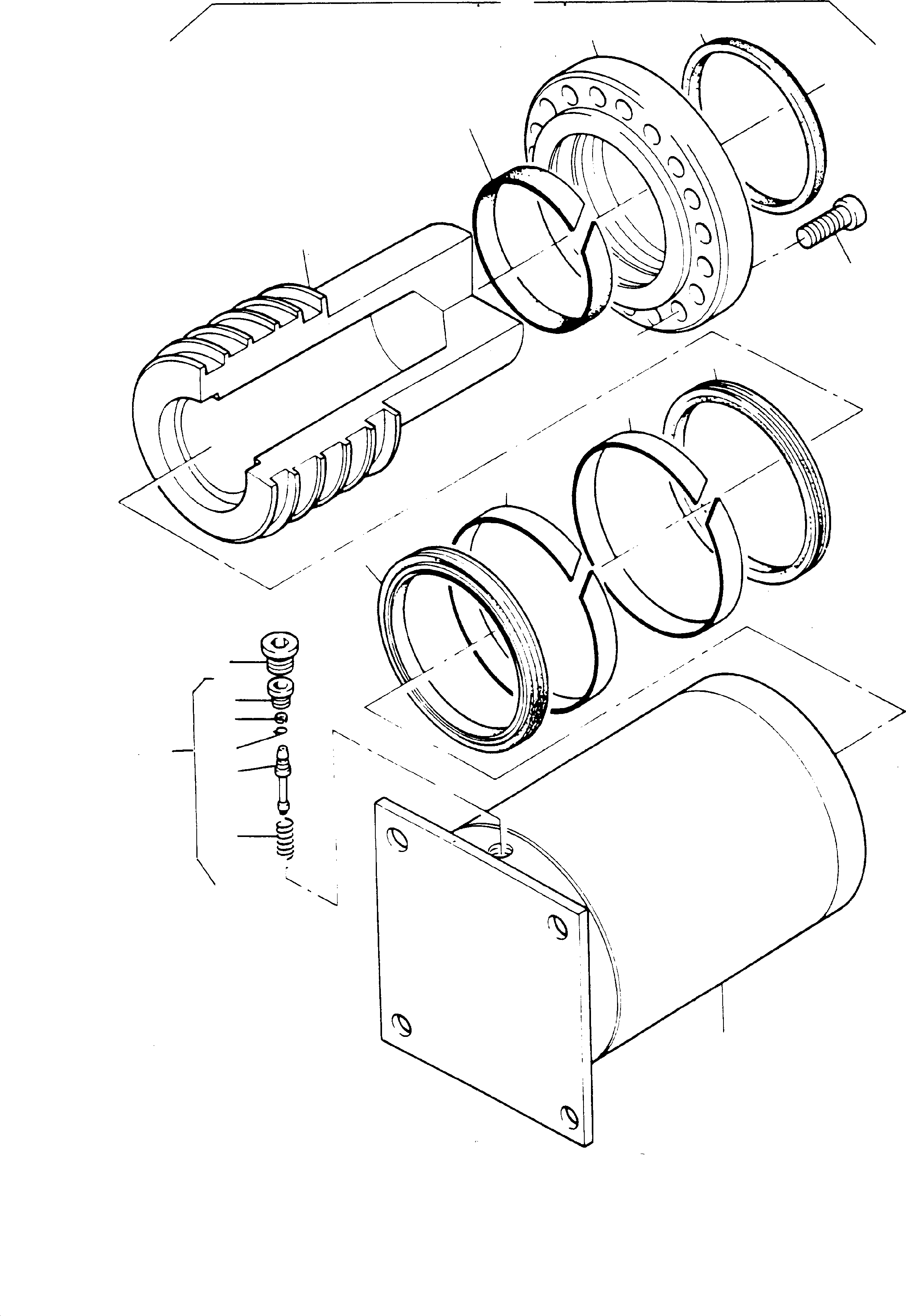 Seal kit fig-nos: 04,06,08,09,10 691 412 KOMATSU
