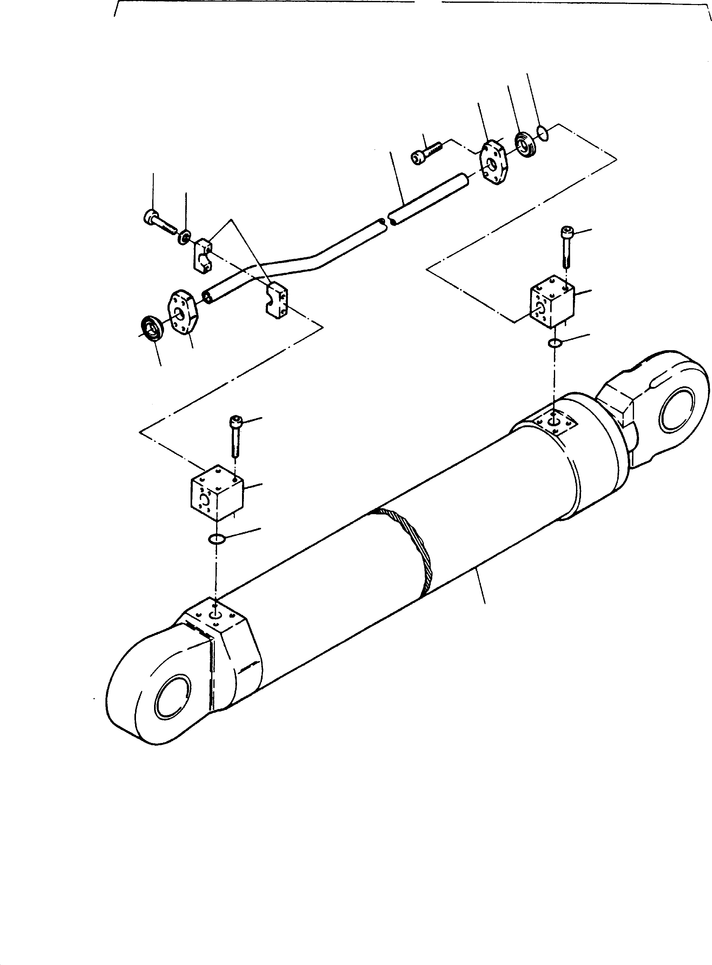 Pipe assy. Ø 38, 697 214 73 KOMATSU