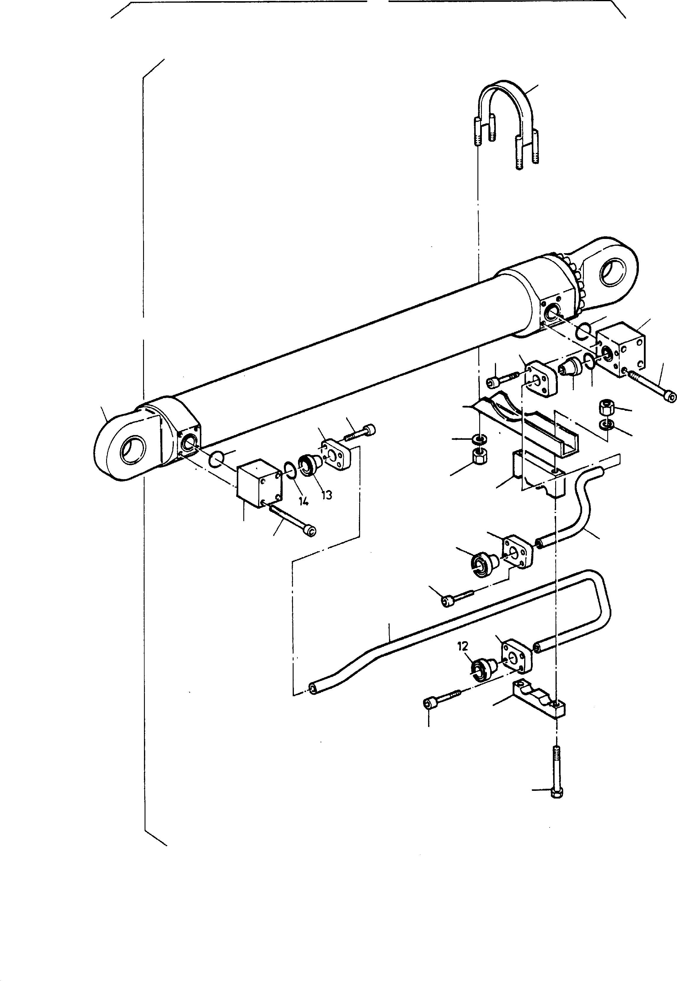 Pipe assy. Ø 30 697 094 73 KOMATSU