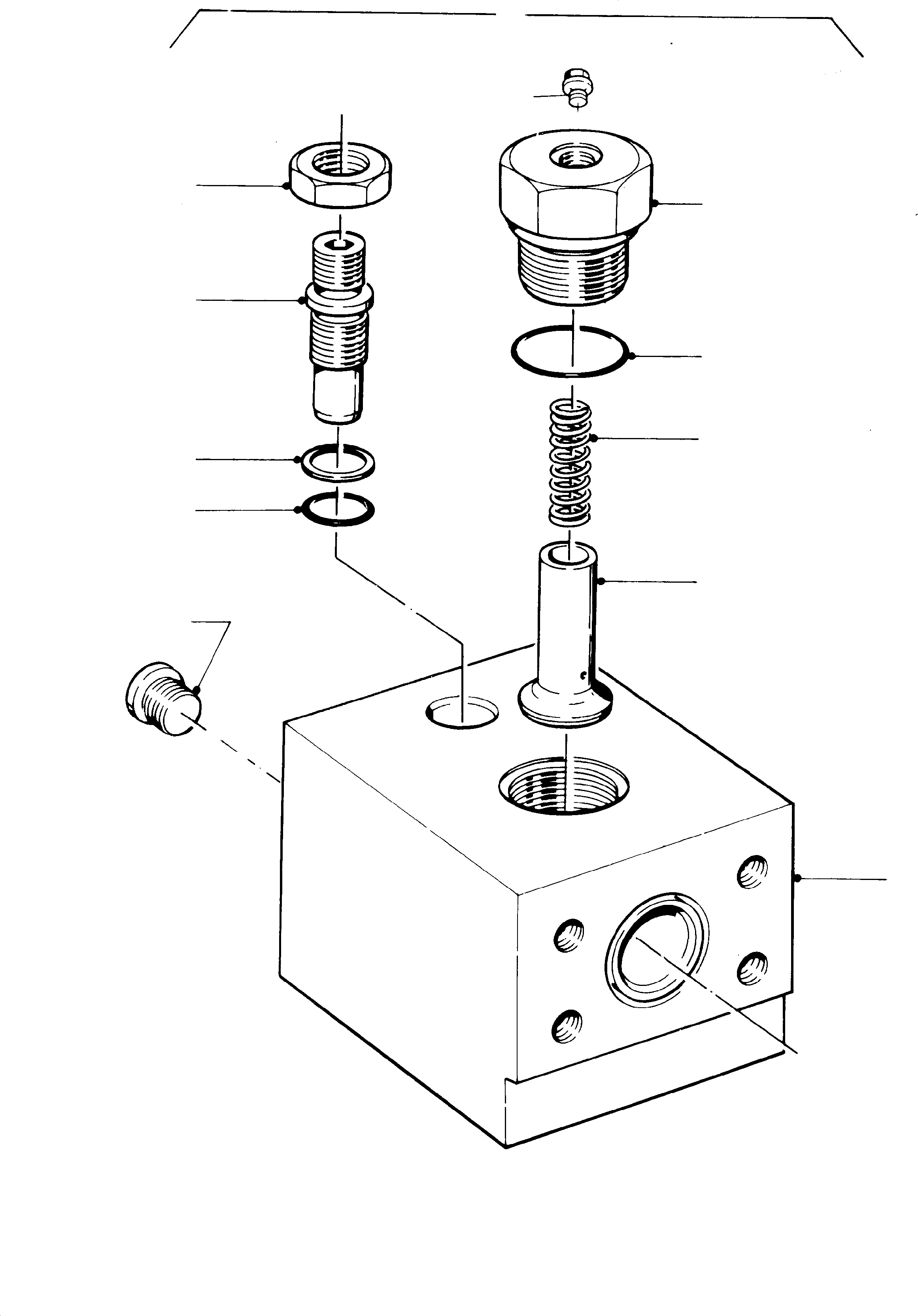 Throttle check valve assy. 420 848 40 KOMATSU