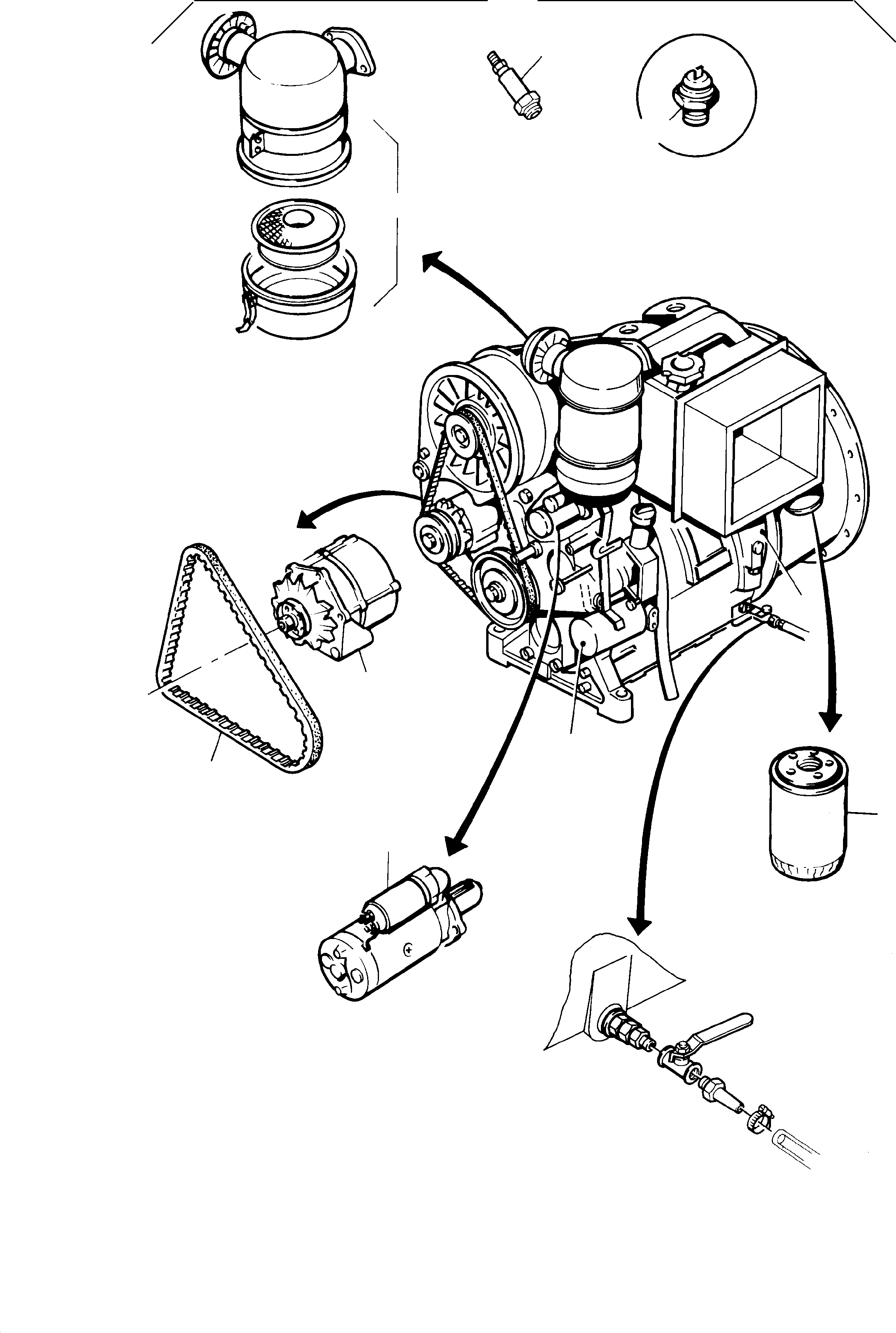 Fuel filter 471 869 KOMATSU