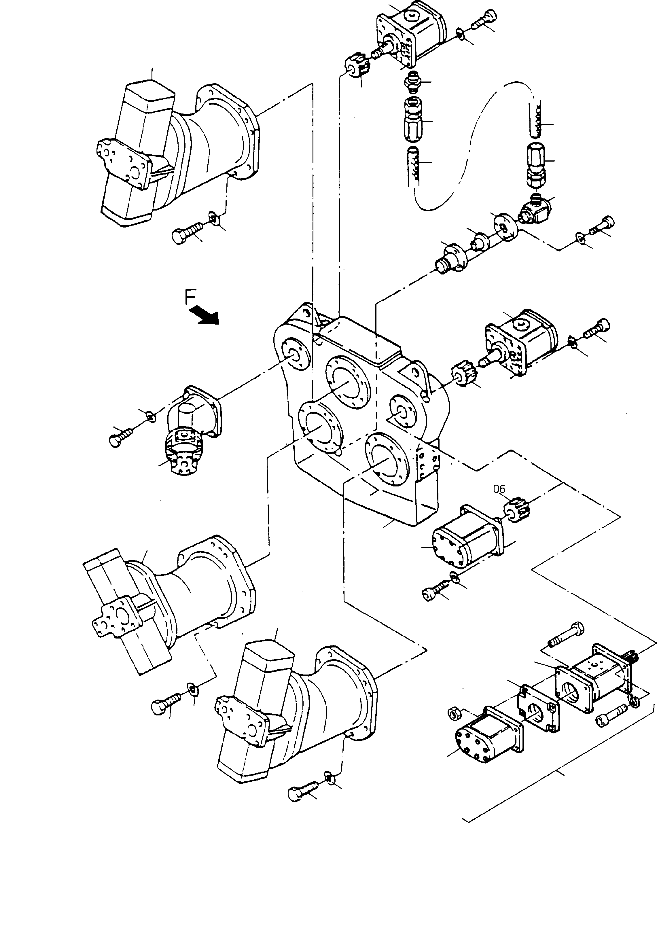 Удлинитель 698 236 73 KOMATSU