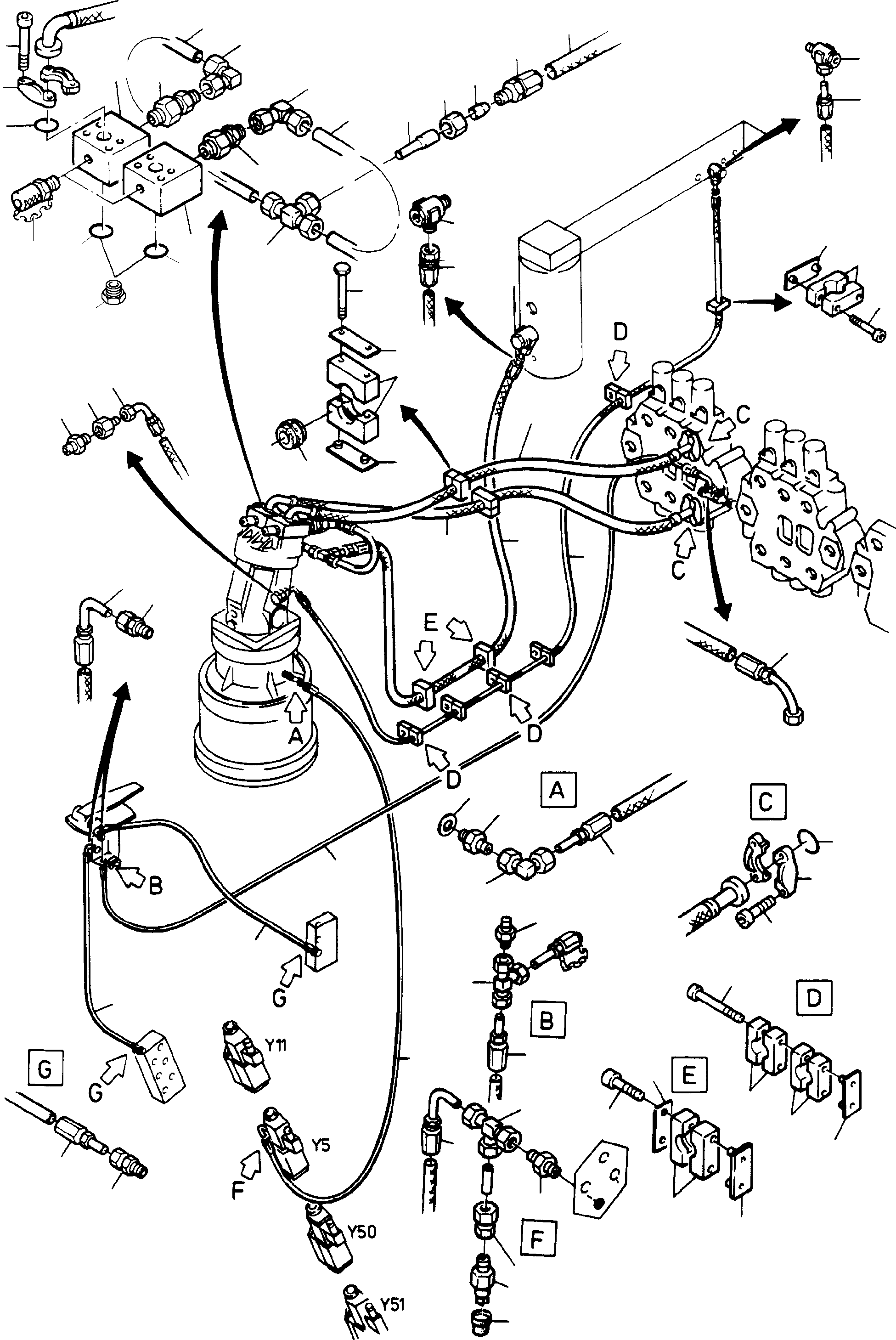 Фитинги шланга 461 868 40 KOMATSU