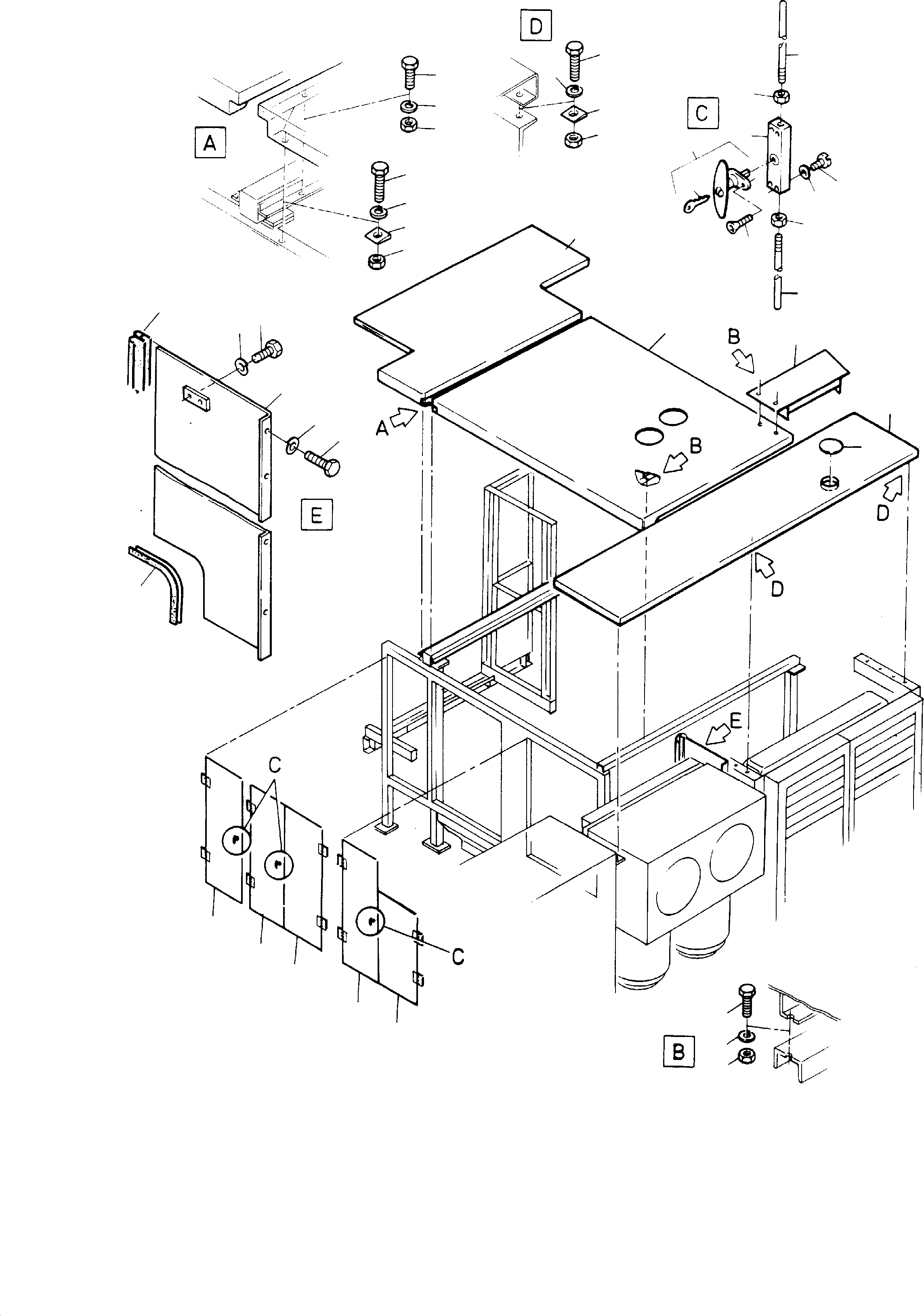 Flex. header ca. 1300 lg. Bulk ware, state length required 167 494 40 KOMATSU