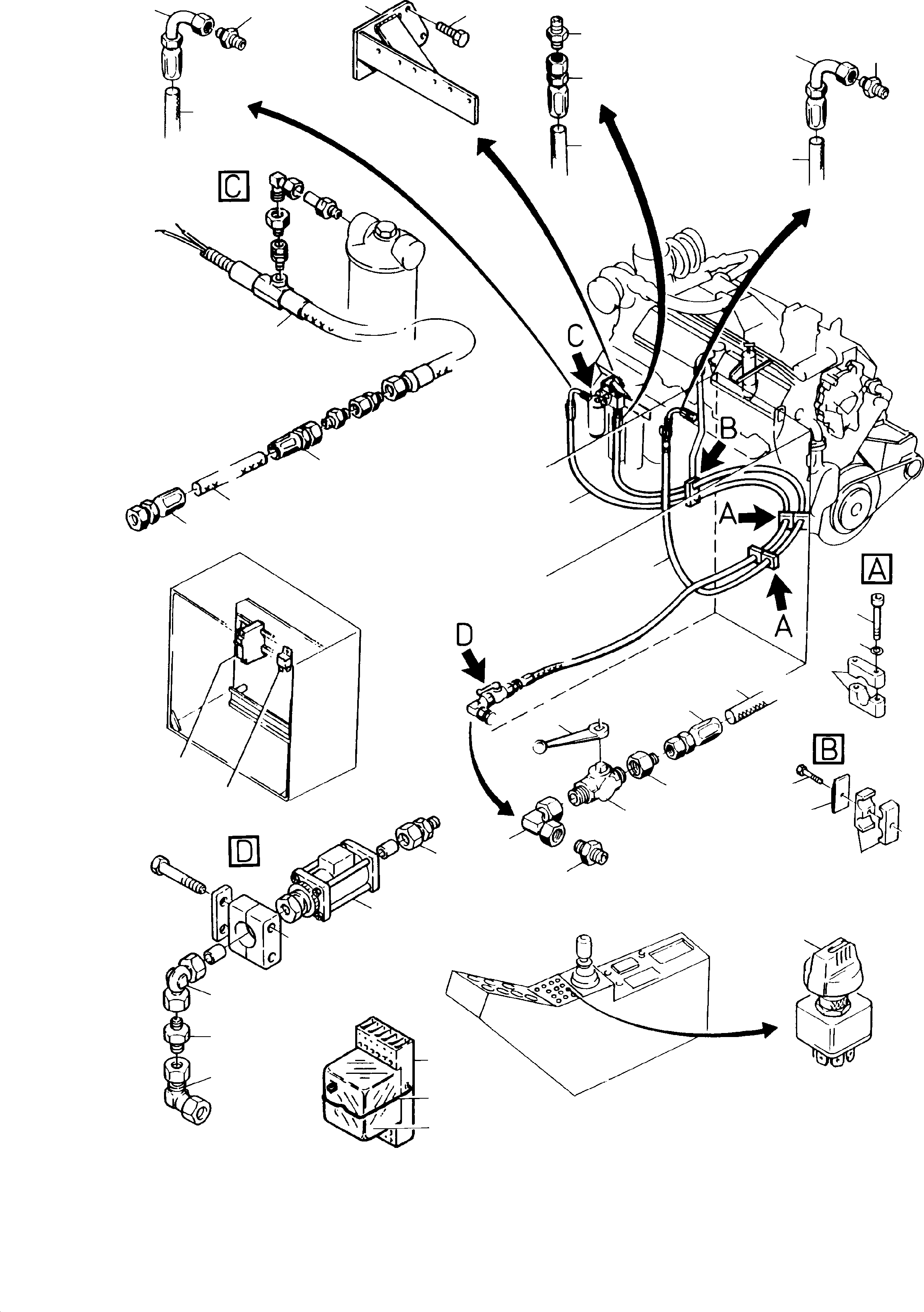Фитинги шланга 256 280 40 KOMATSU