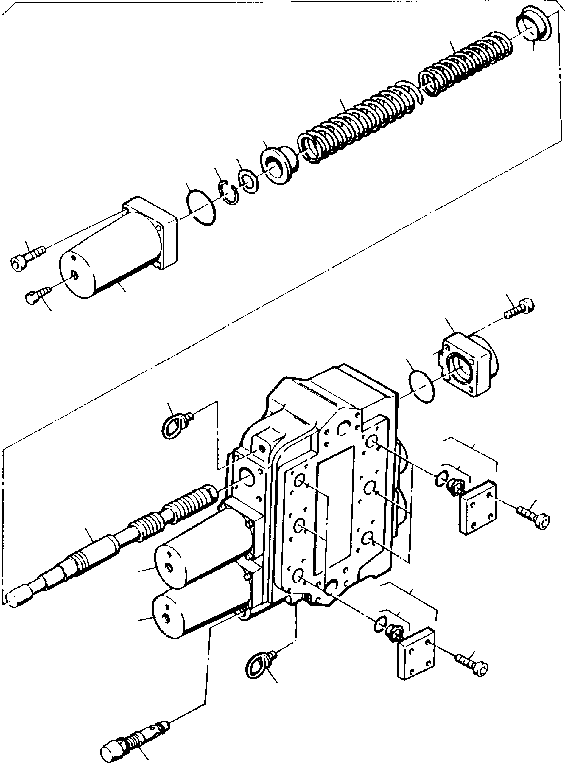 Control block 461 639 40 KOMATSU