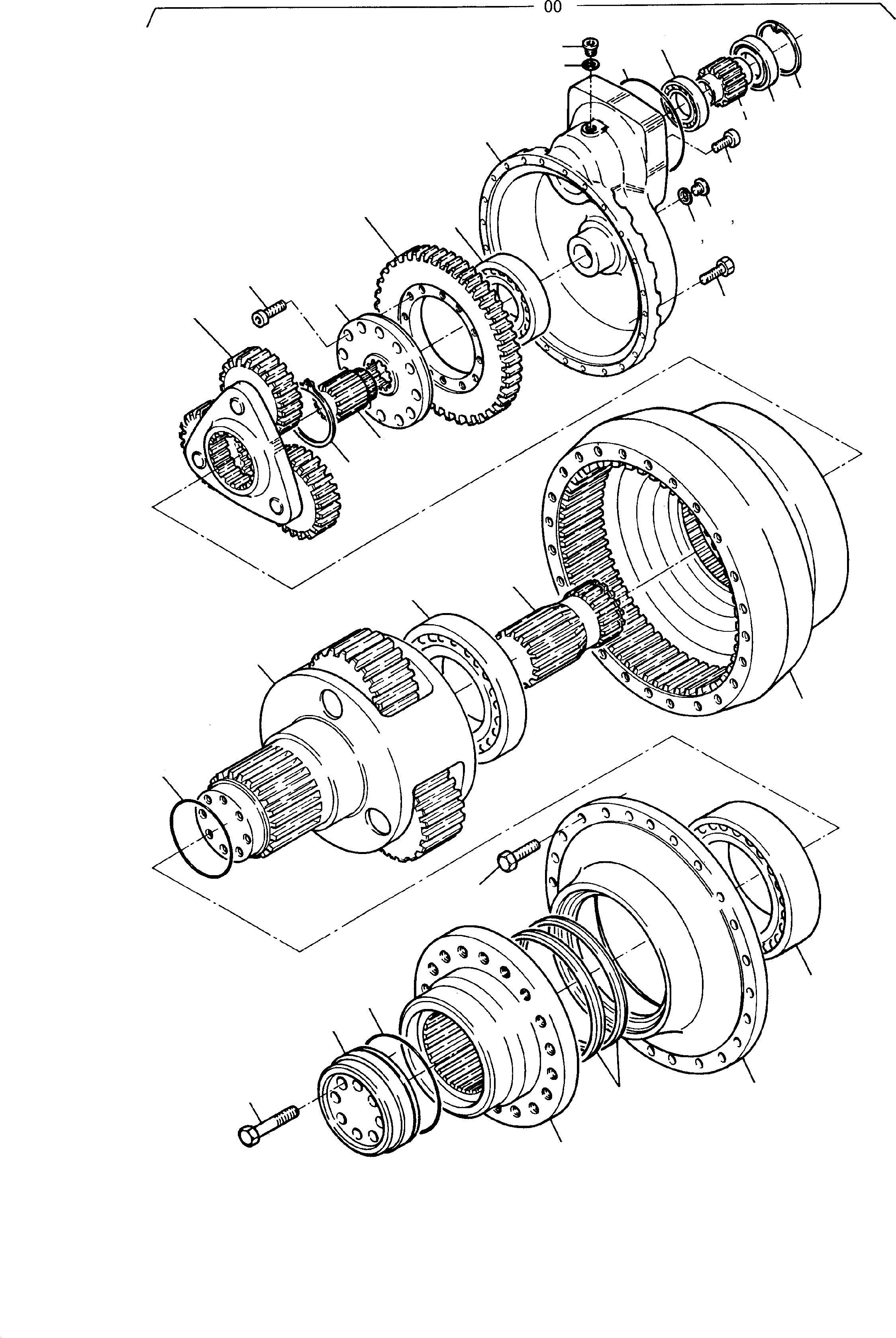 Propel drive assy. 490 765 40 KOMATSU