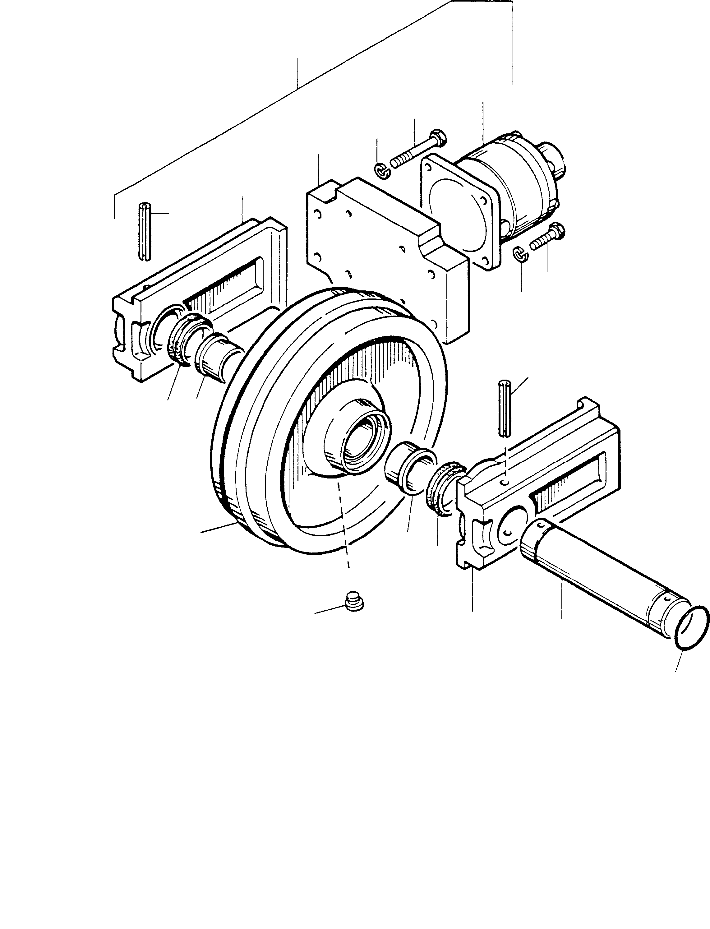 Axle (cold weather design) 508 386 40 KOMATSU