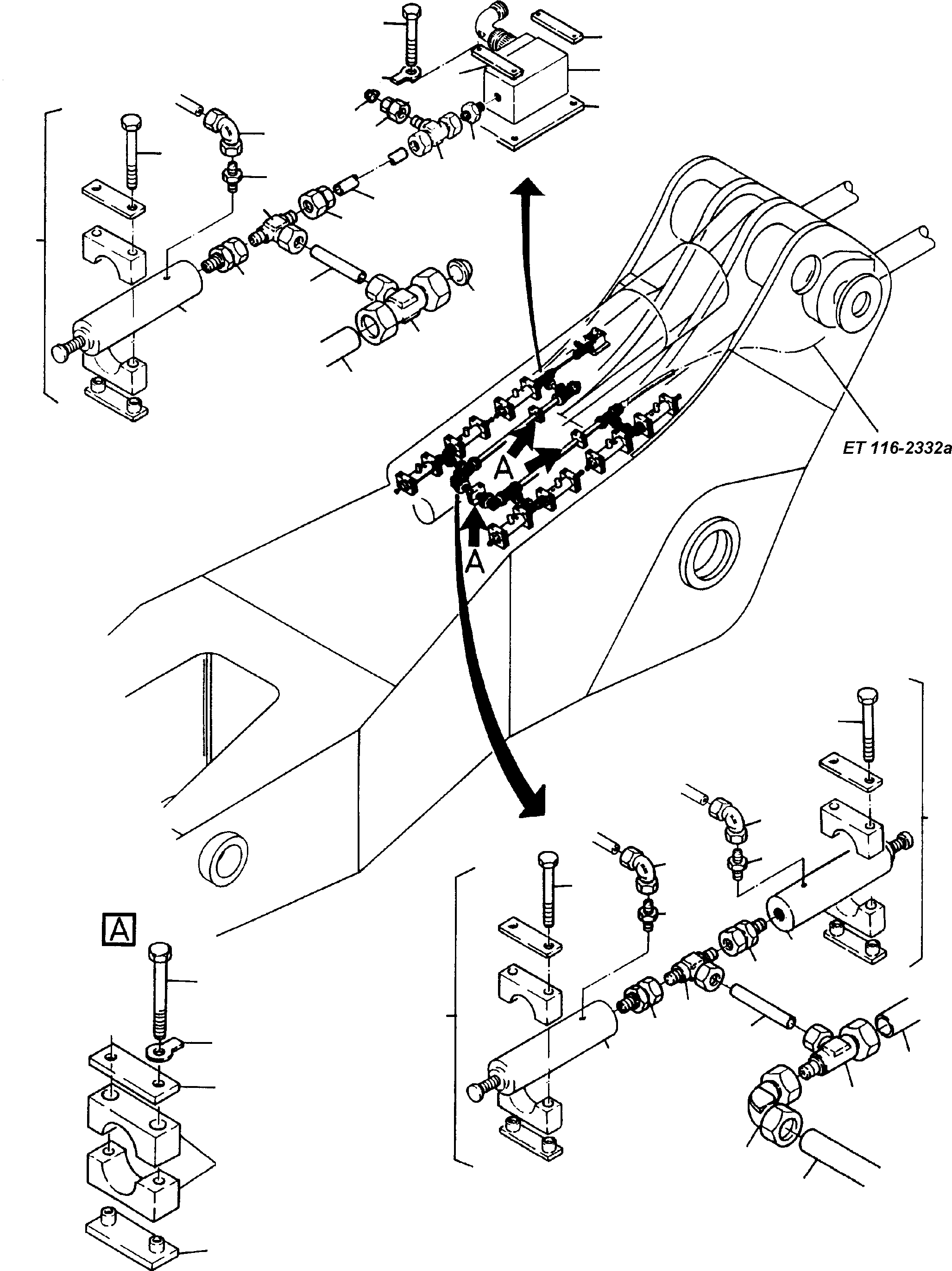 Труба в сборе ø 25 467 902 40 KOMATSU