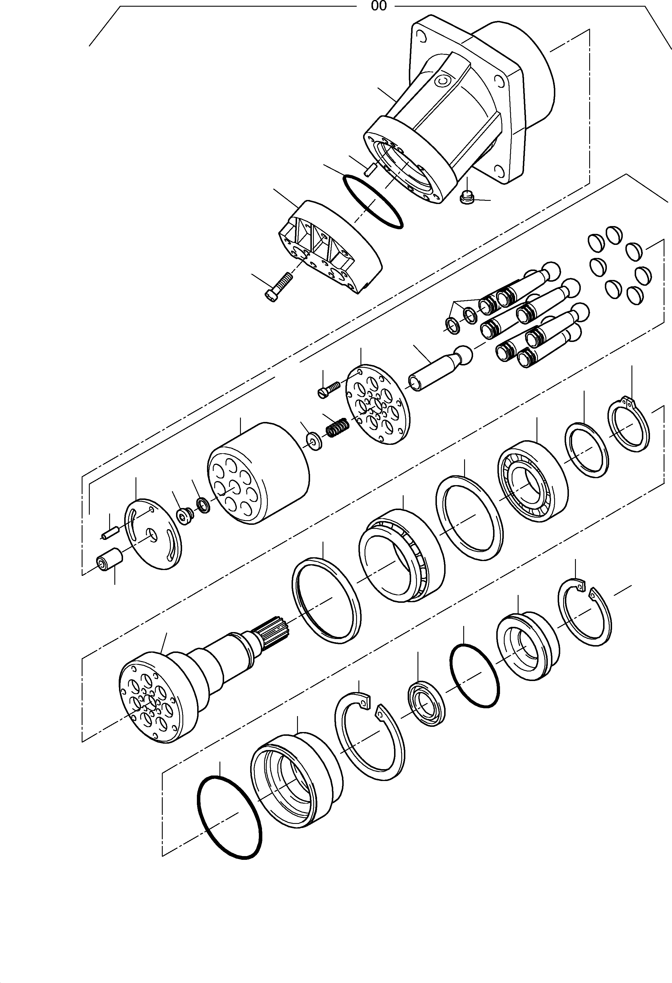 Seal kit fig-nos: 05,24,25,34 767 993 73 KOMATSU
