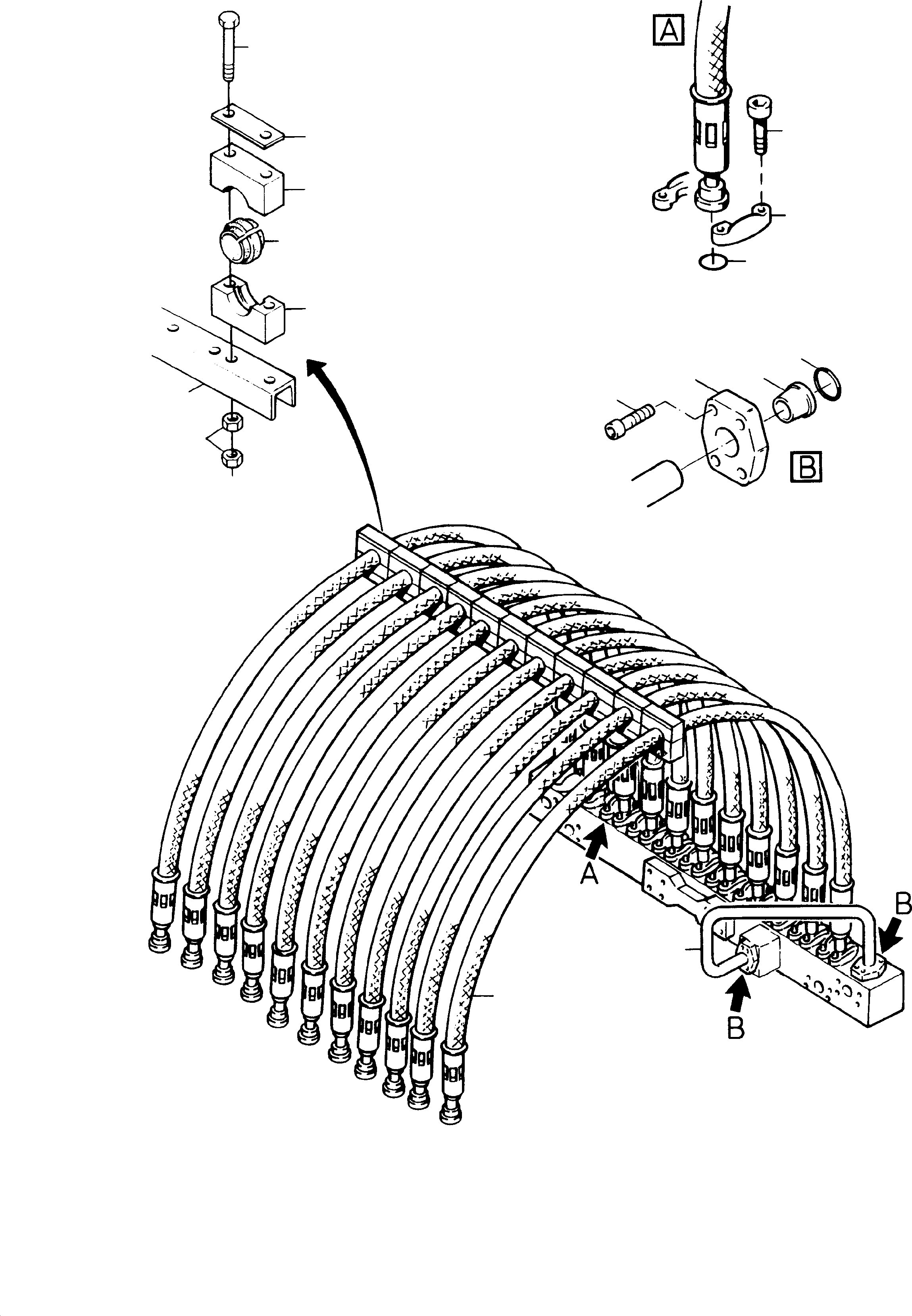 Pipe assy. Ø 38 764 153 73 KOMATSU