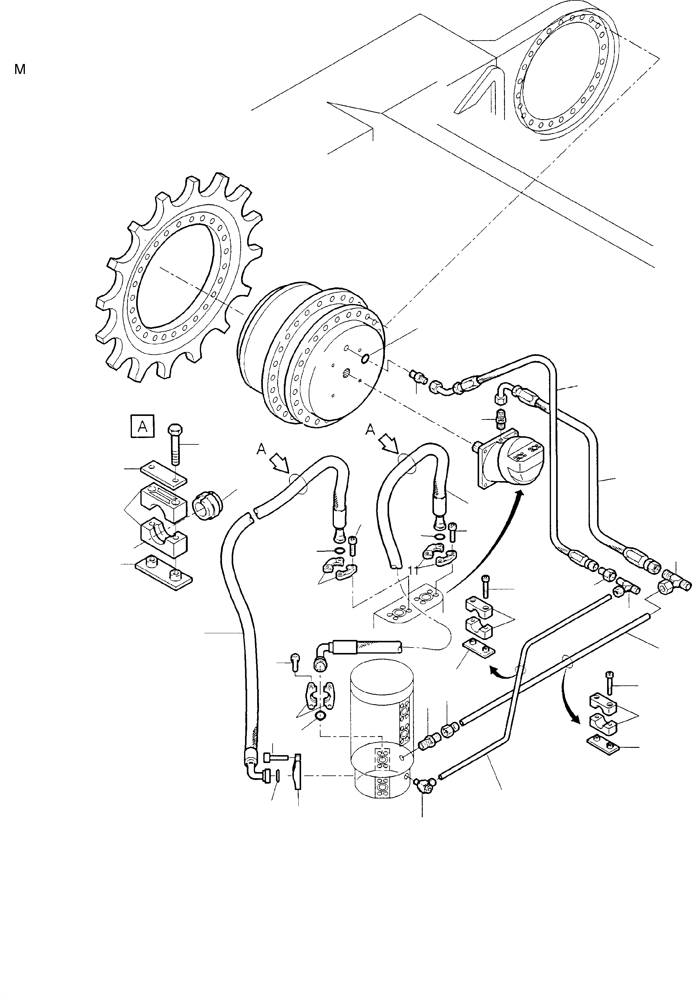 Pipe assy. Ø 15 640 117 40 KOMATSU