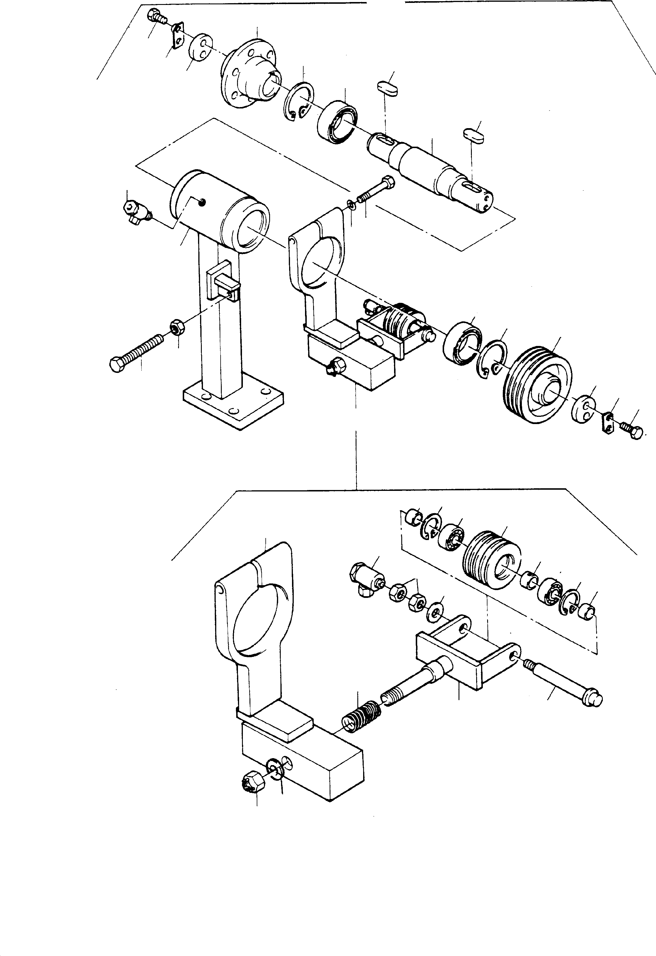 Fan mounting 640 522 40 KOMATSU