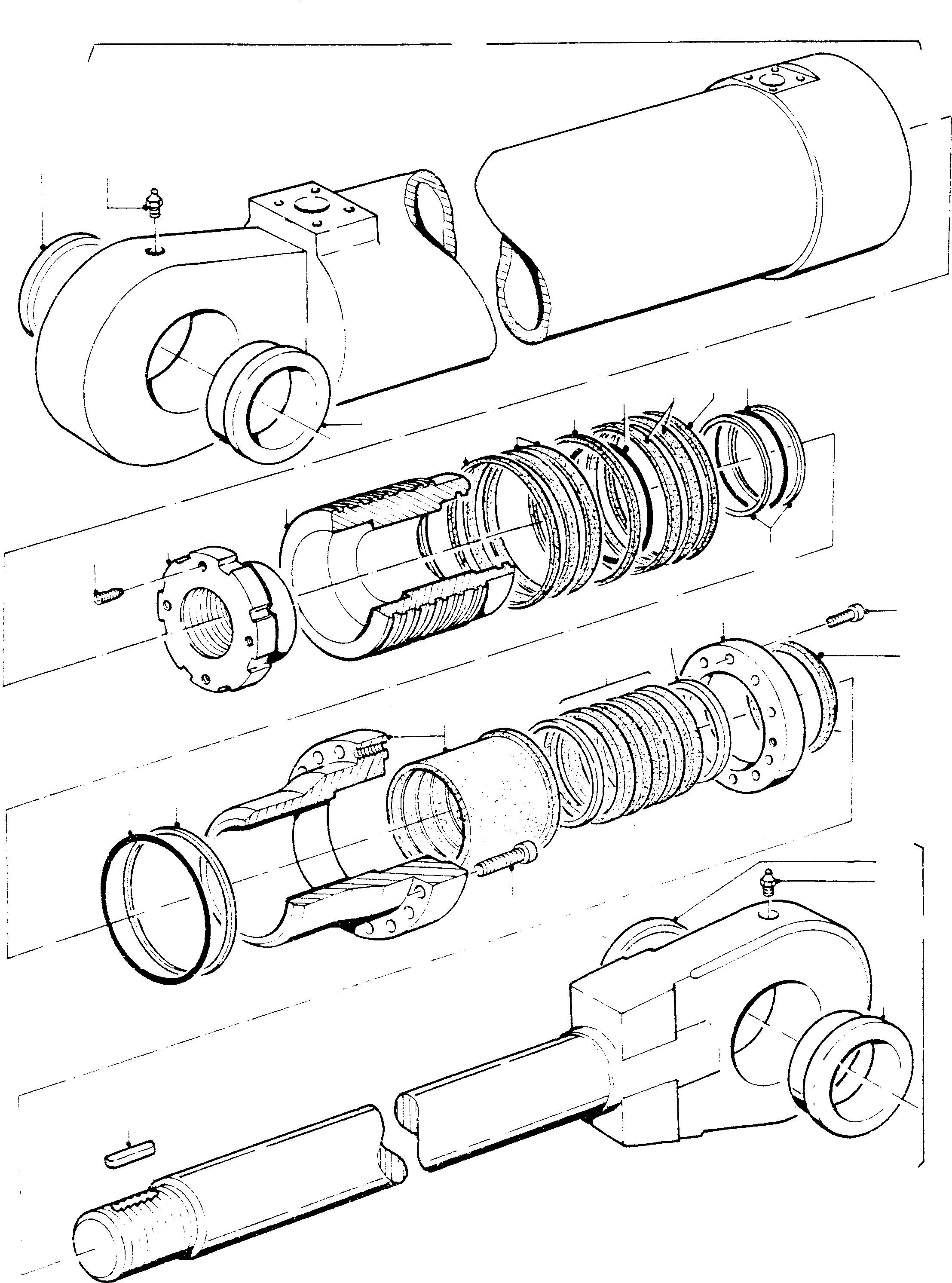 Комплект уплотнений - piston rod fig-no. 11,12,14,16 997 577 KOMATSU