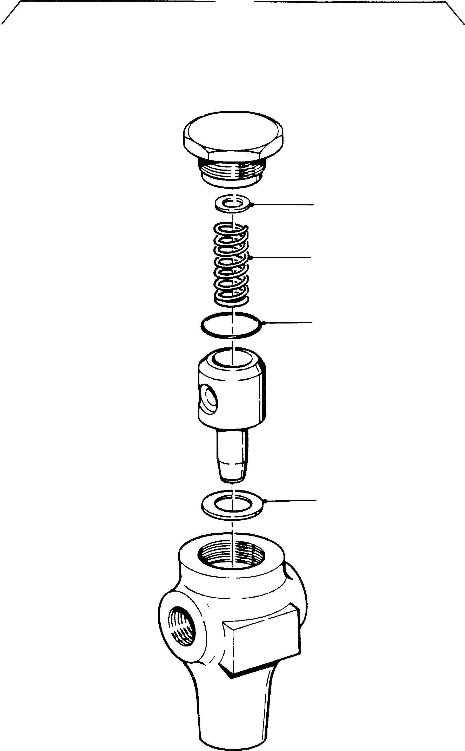 Pressure relief valve (15 bar) 323 641 40 KOMATSU