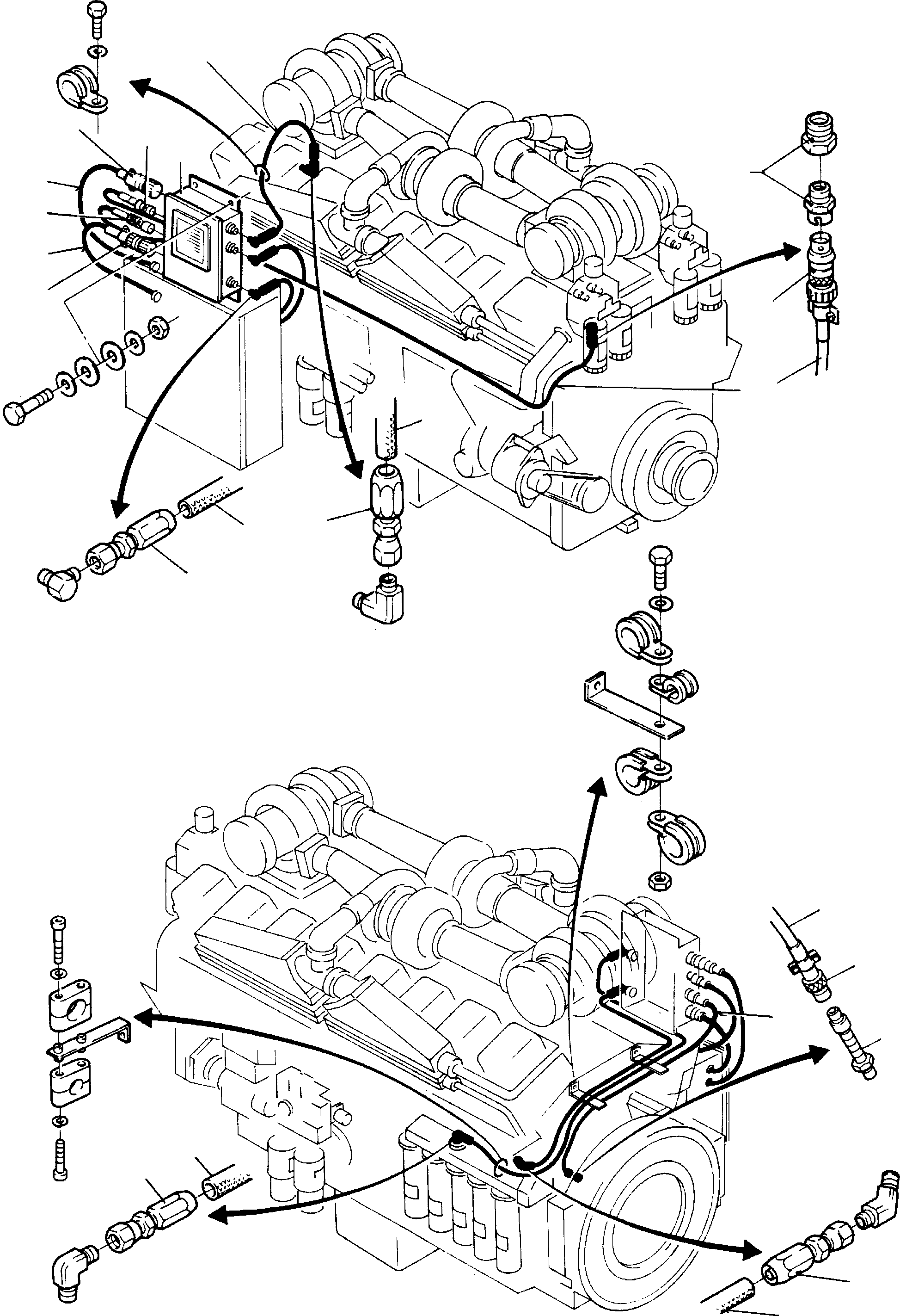 Transmitter, coolant temperature 693 855 KOMATSU