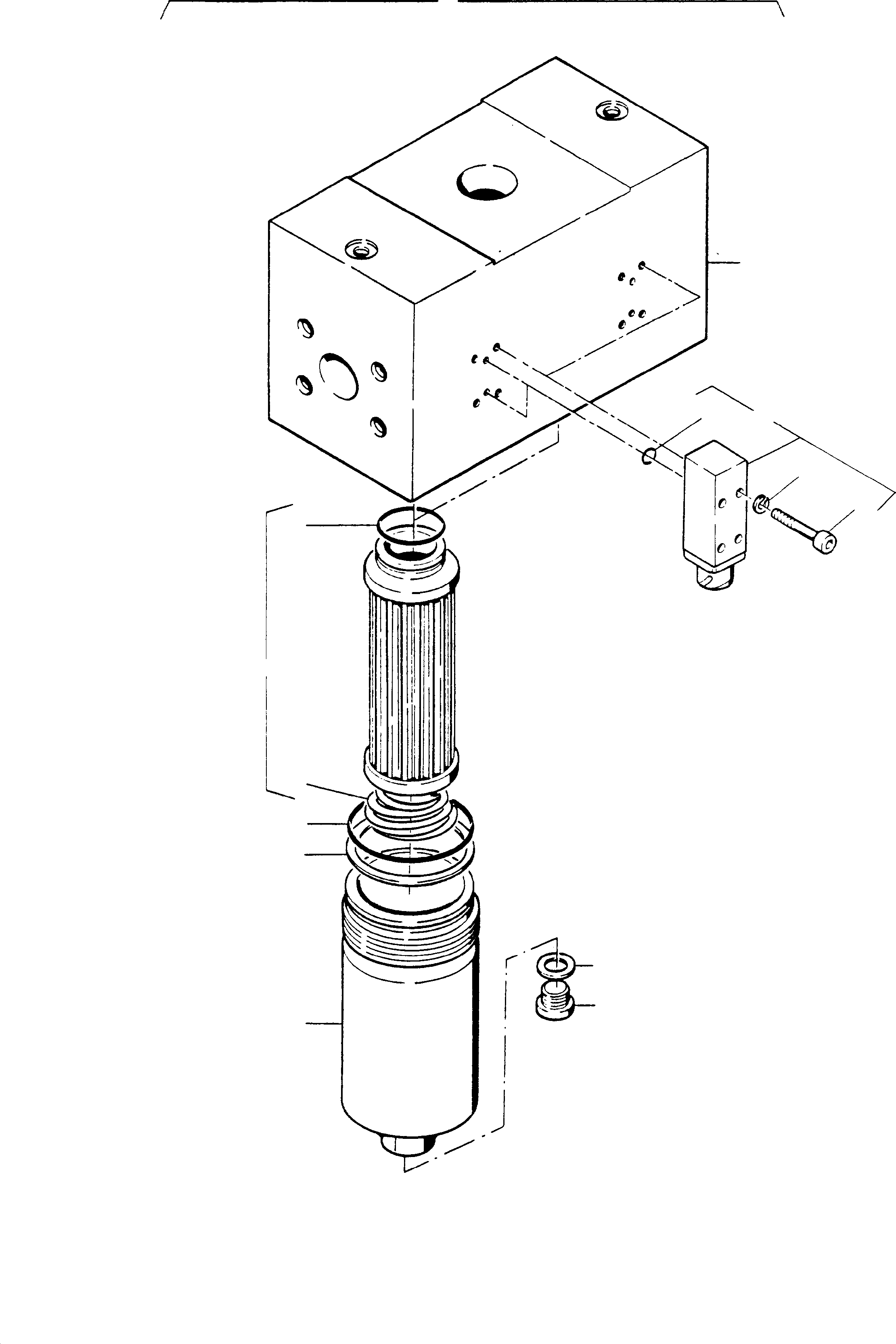Element, h.p. filter - pumps 694 421 KOMATSU